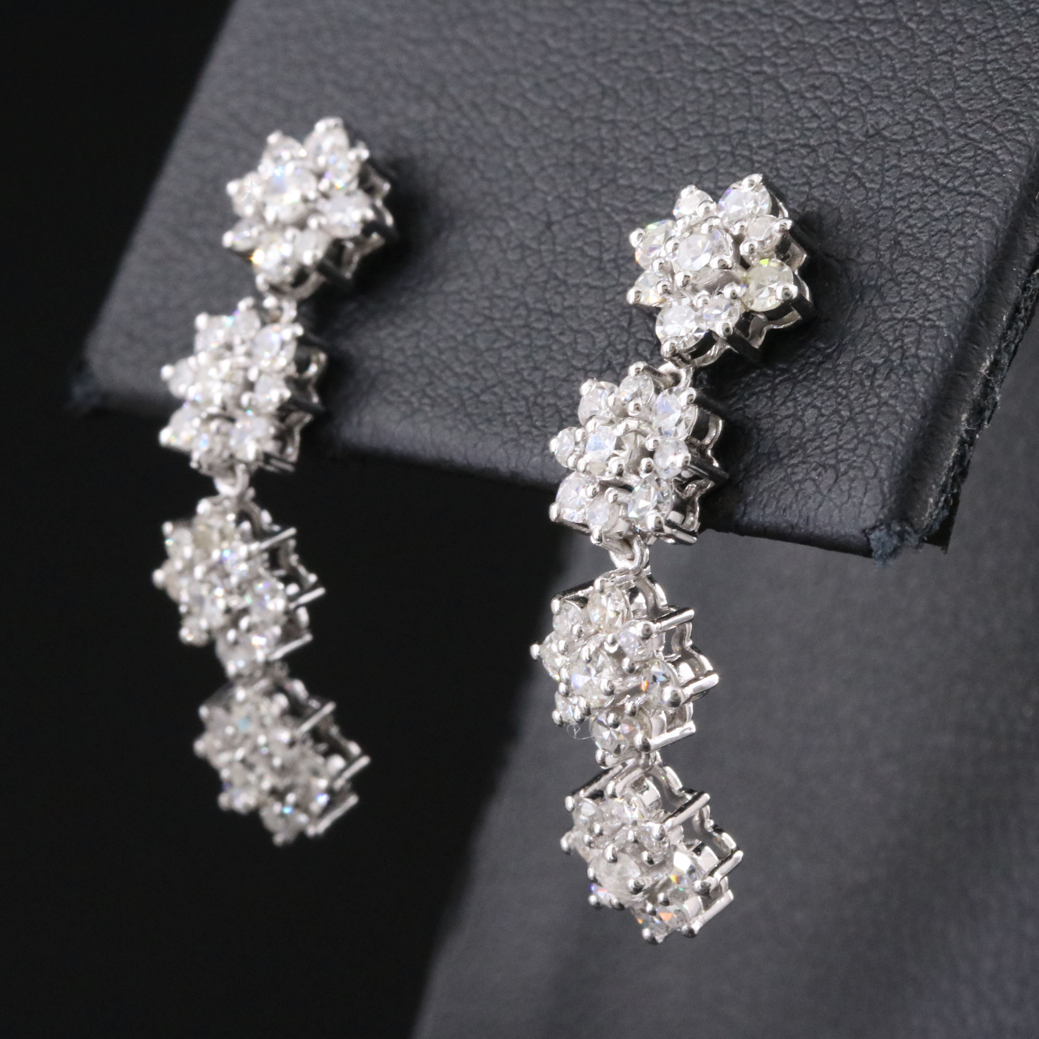 14K 1.66 CTW Diamond Drop Earrings