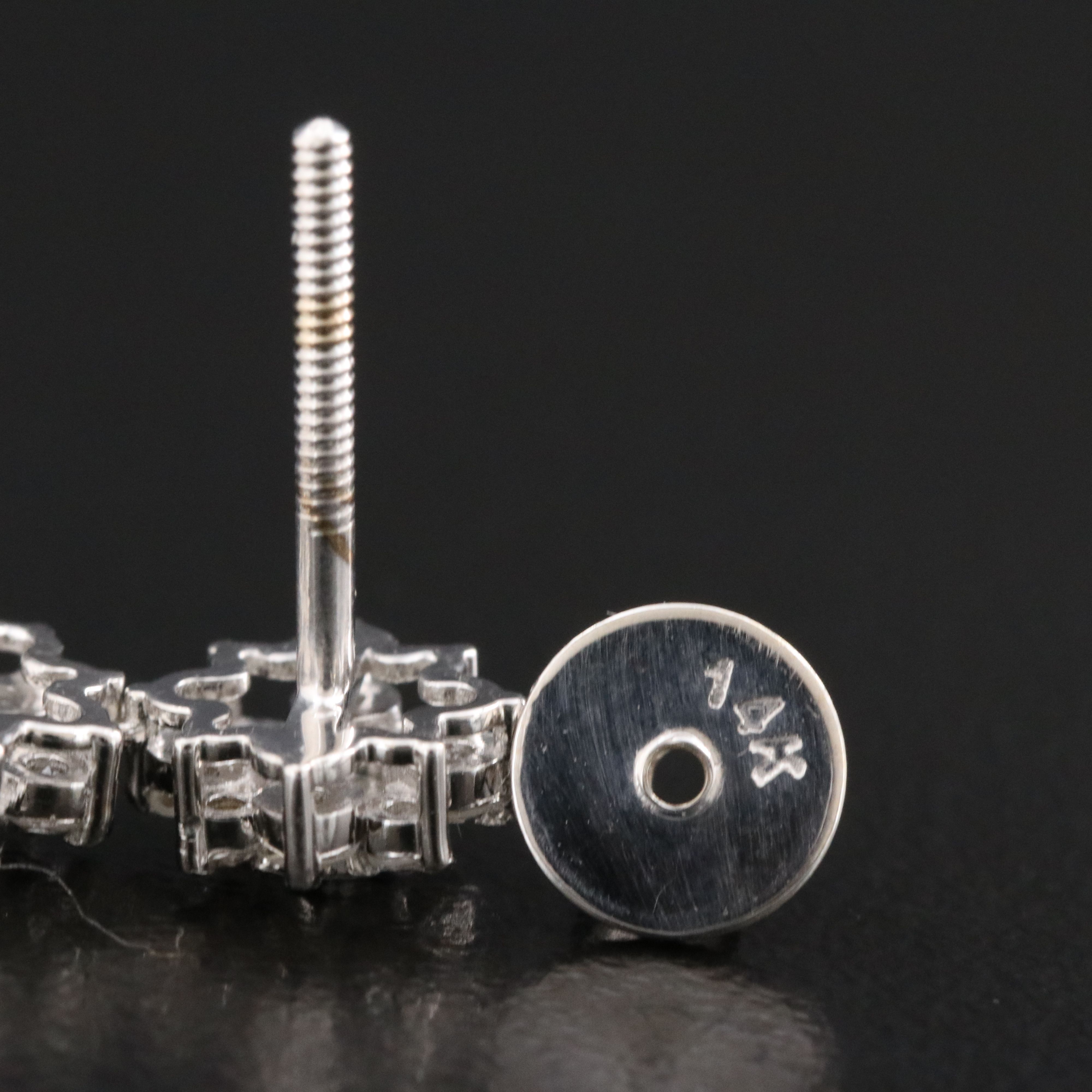 14K 1.66 CTW Diamond Drop Earrings