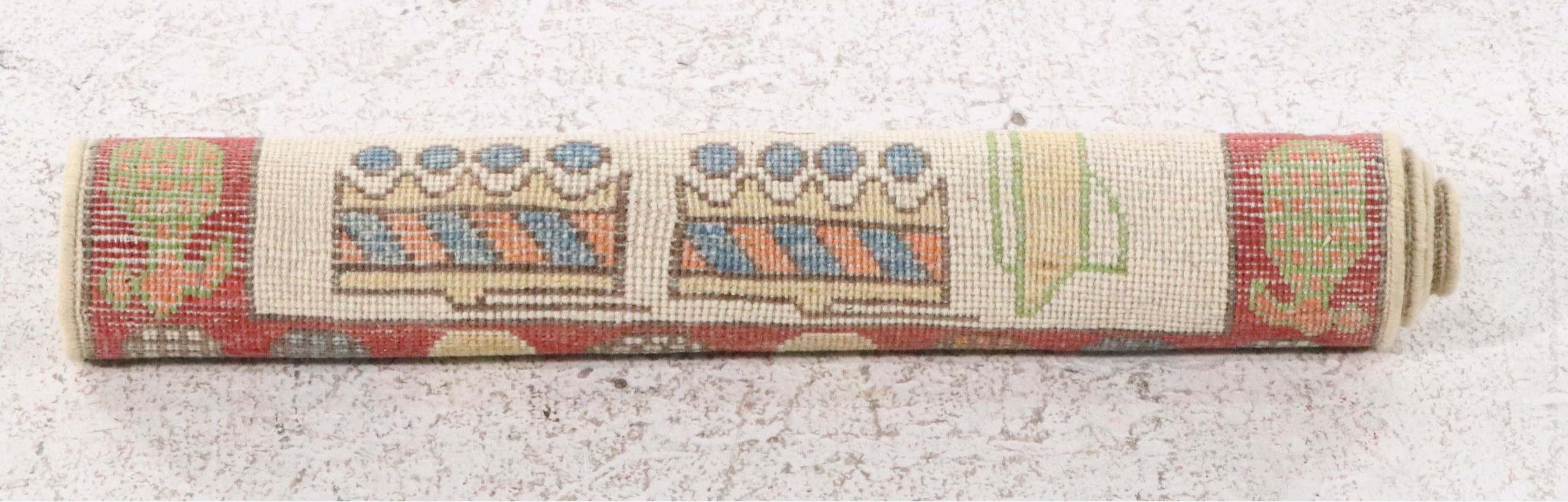 2' x 3'1 Hand-Knotted Afghan War Rug