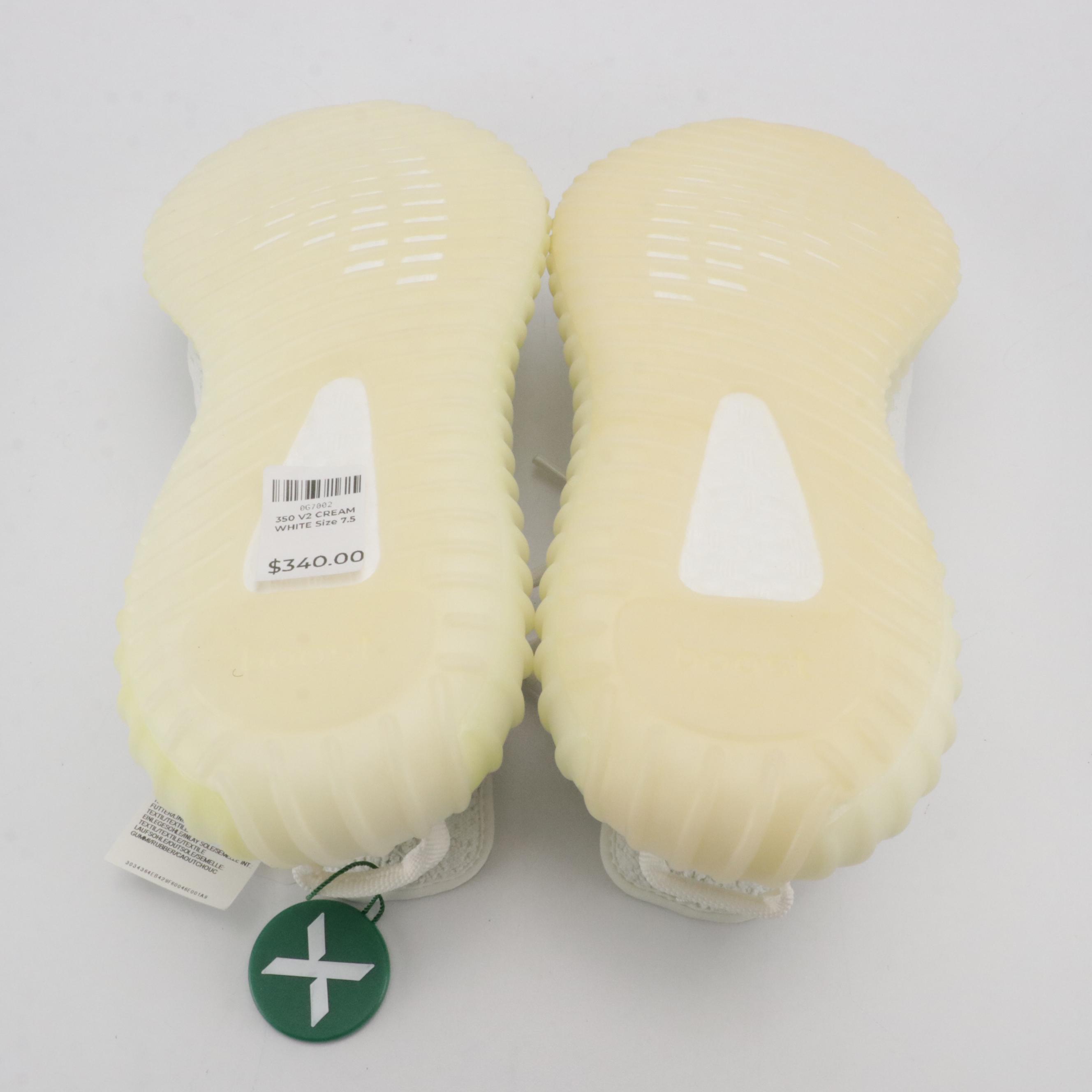 Men's Adidas Yeezy Boost 350 V2 White Sneakers in Box