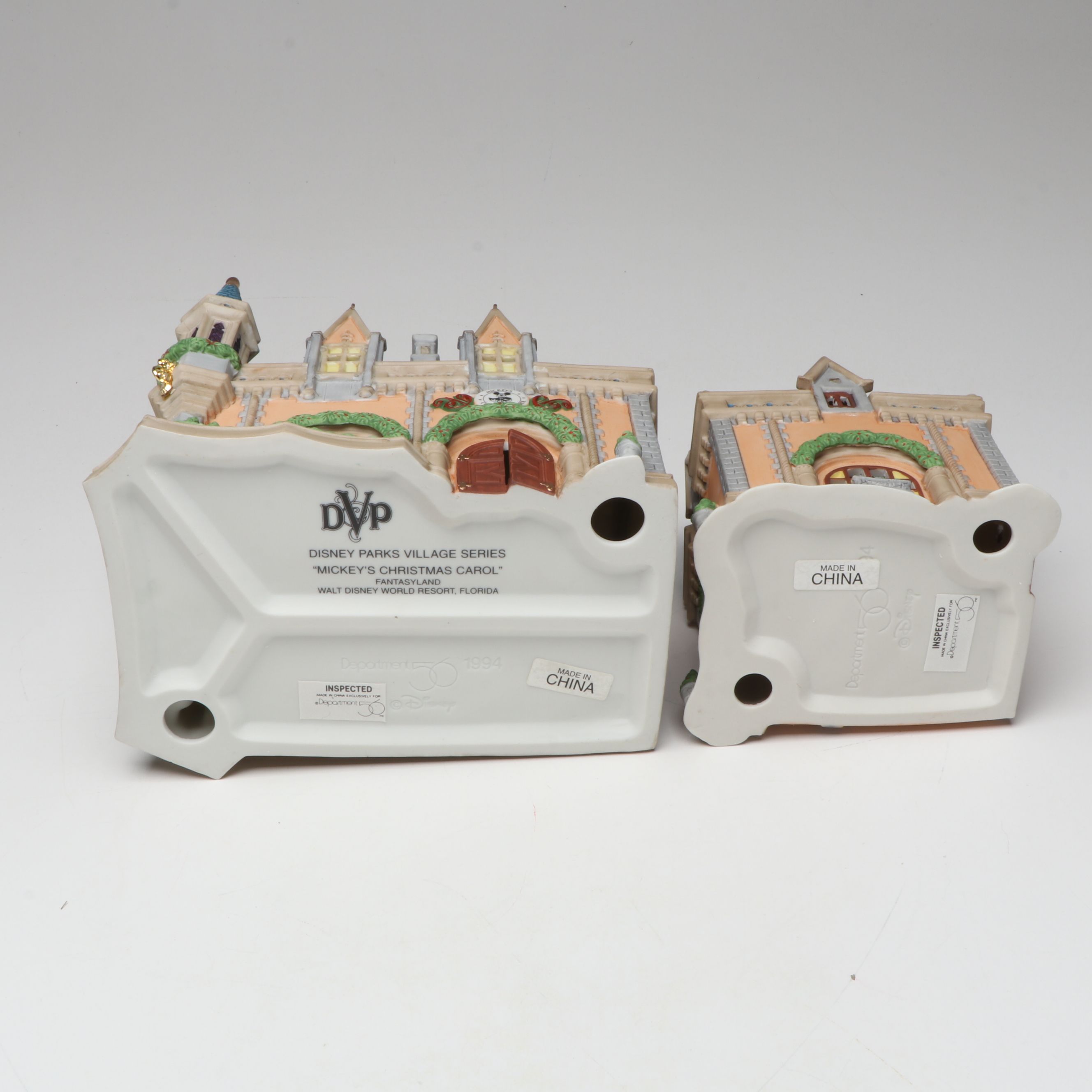 "Mickey's Christmas Carol" and More Disney Parks Village Series Sets