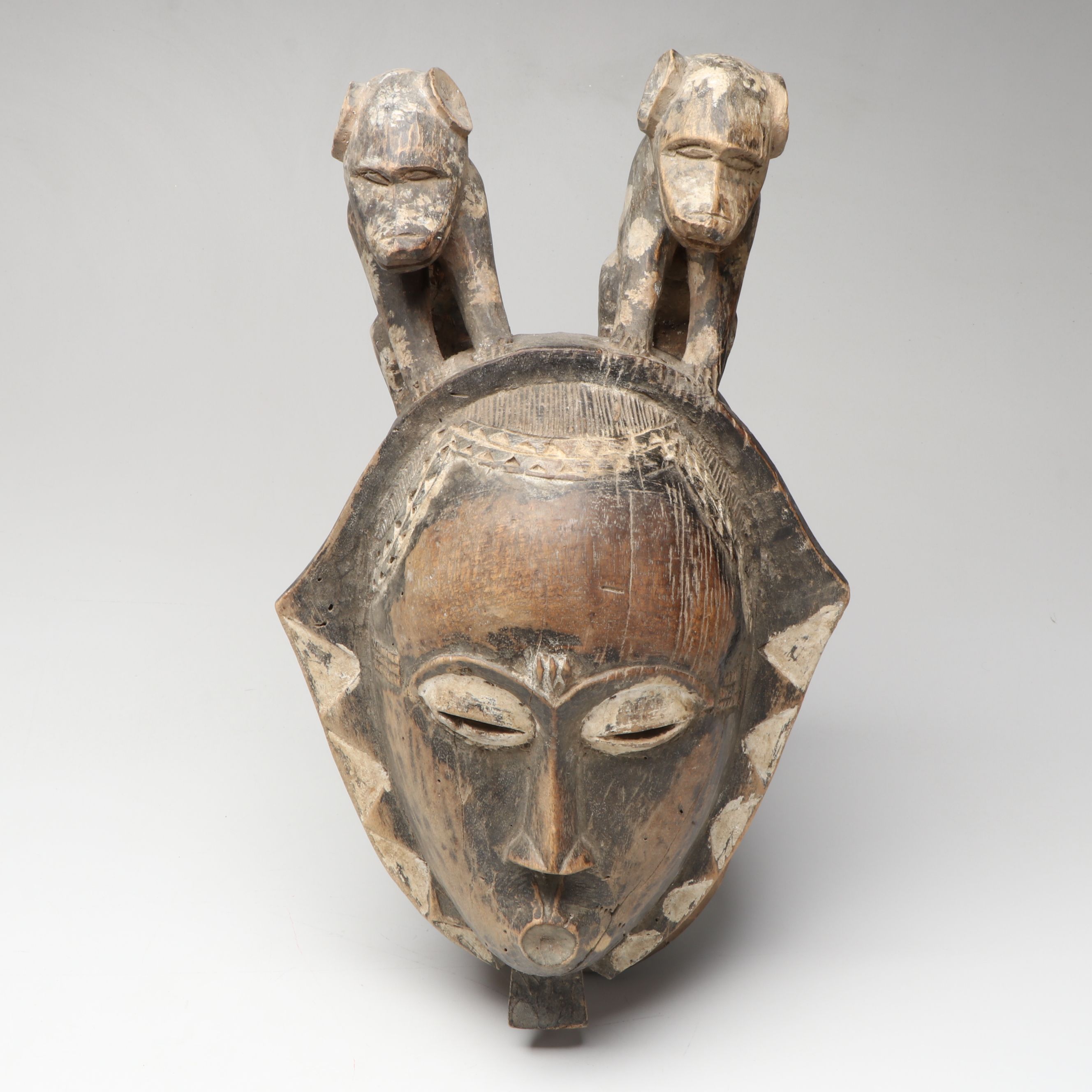 Gabonese Punu Okuyi Helmet Masks