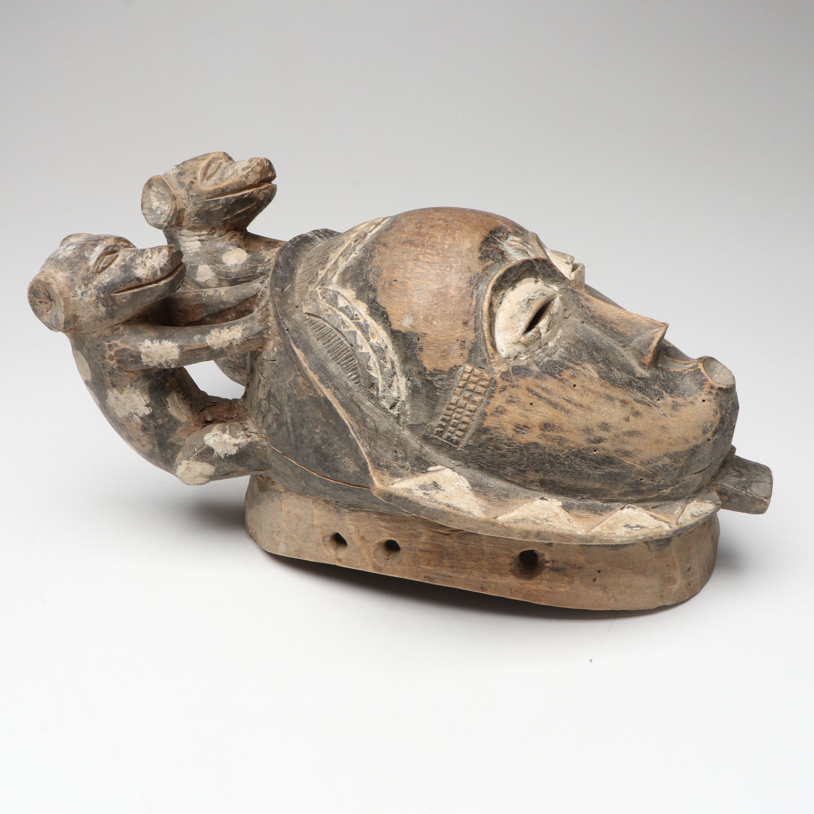 Gabonese Punu Okuyi Helmet Masks