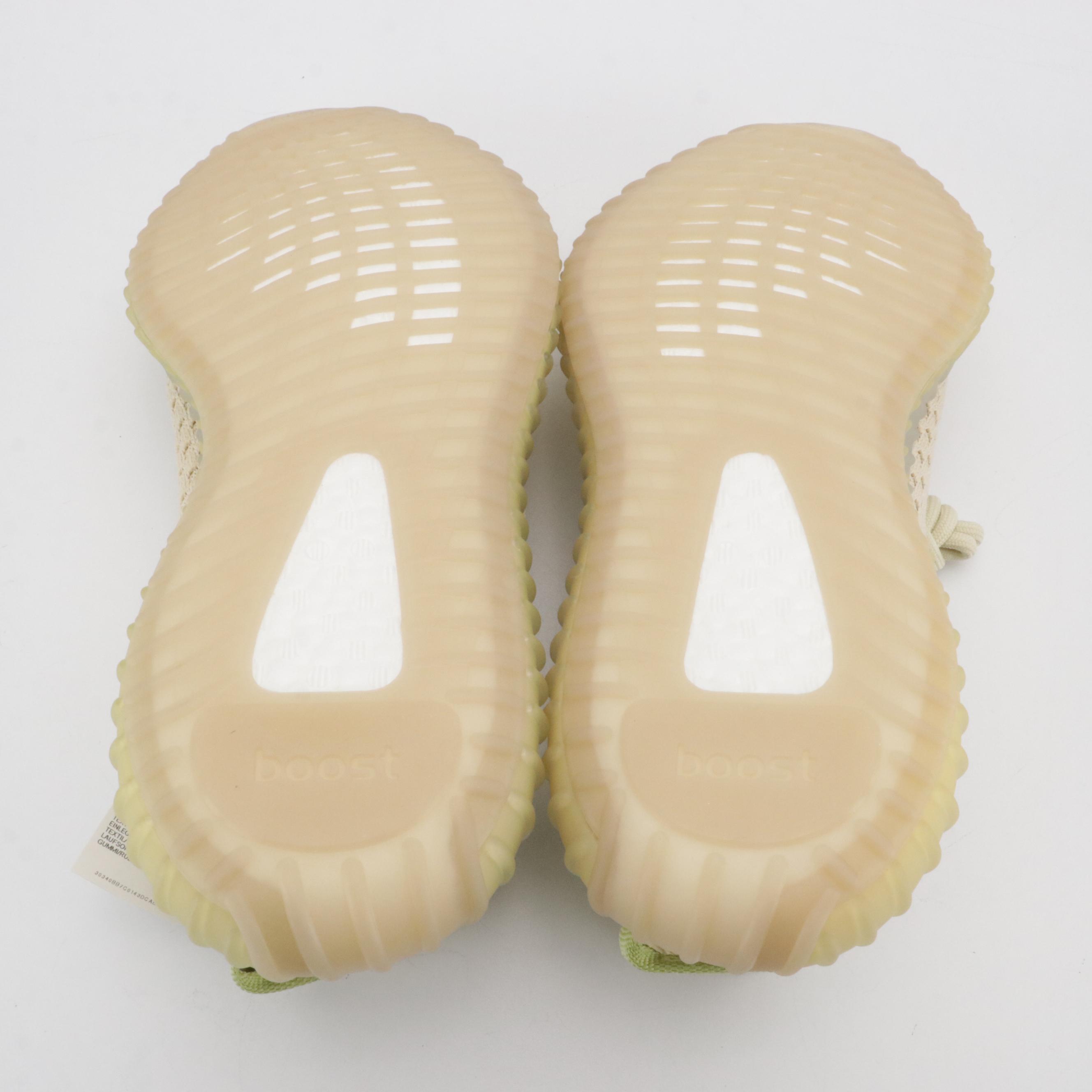 Men's Adidas Yeezy Boost 350 V2 "Flax" Sneakers in Box