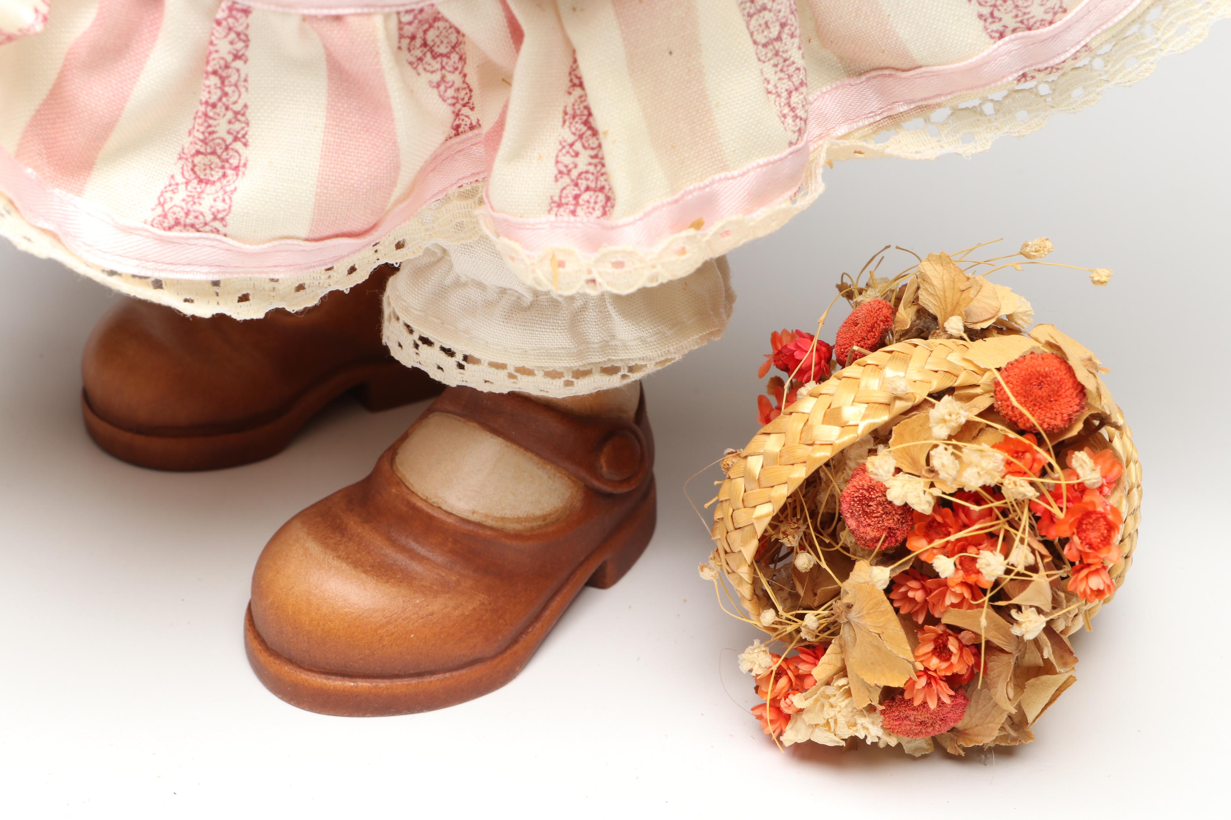 Sarah Kay for ANRI "Rebecca" and Italian "Jennifer" Wood Dolls