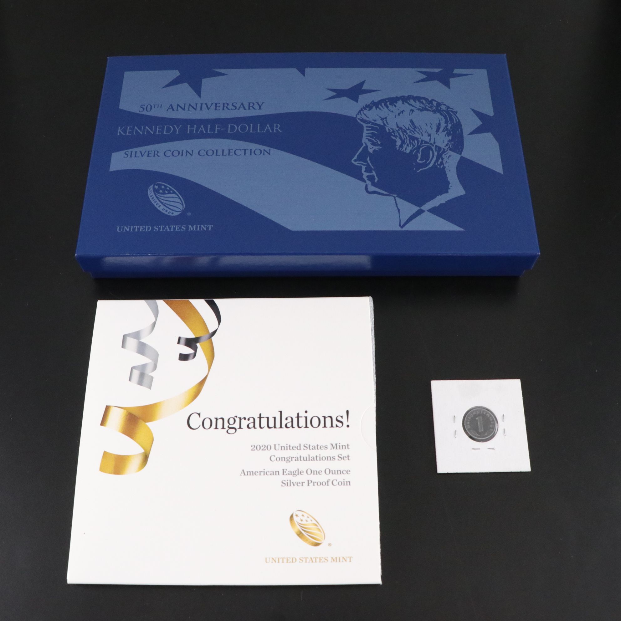U.S. Mint 50th Anniversary Kennedy Silver Half-Dollar Set & More