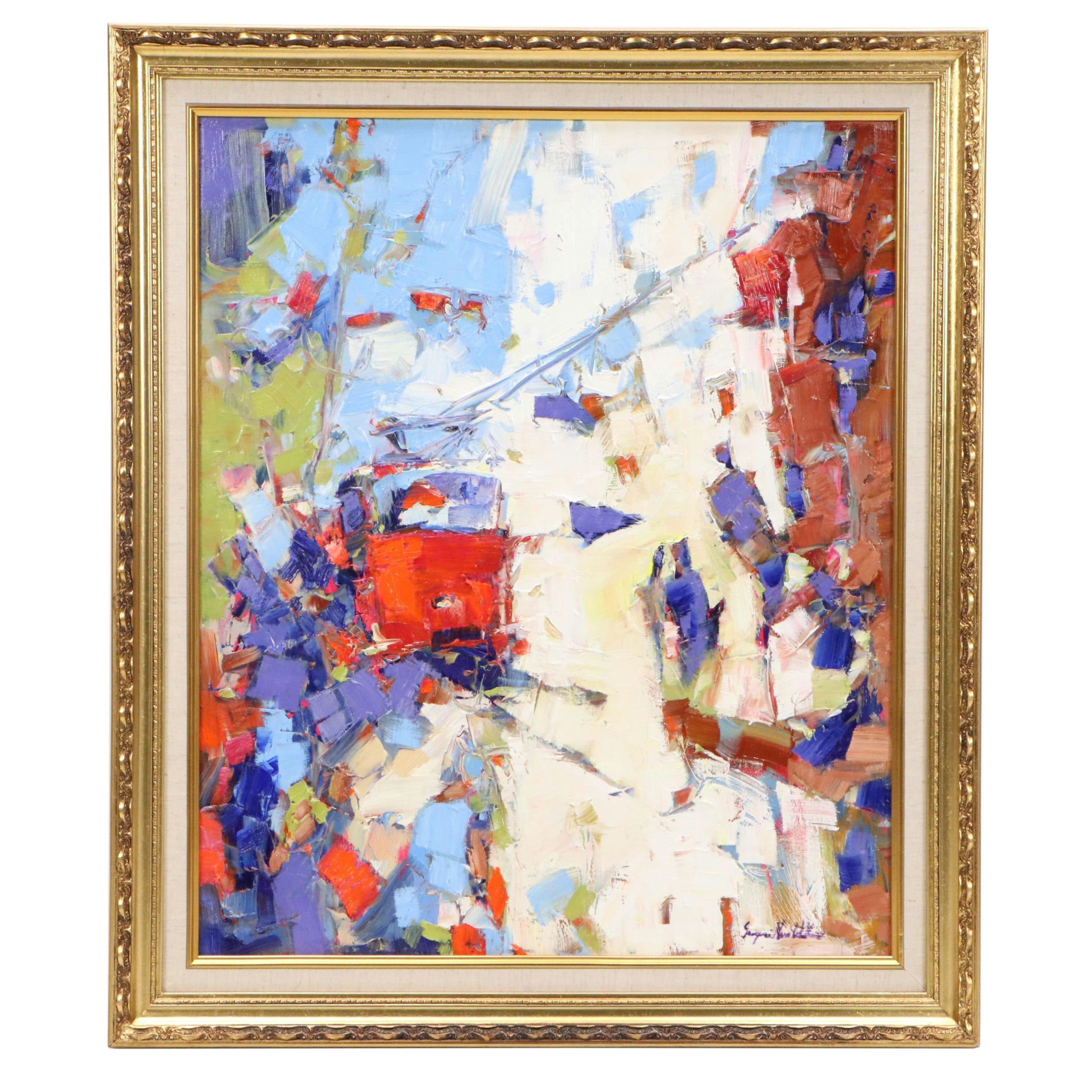 Serguei Novitchkov Oil Painting "San Francisco, California," 2025