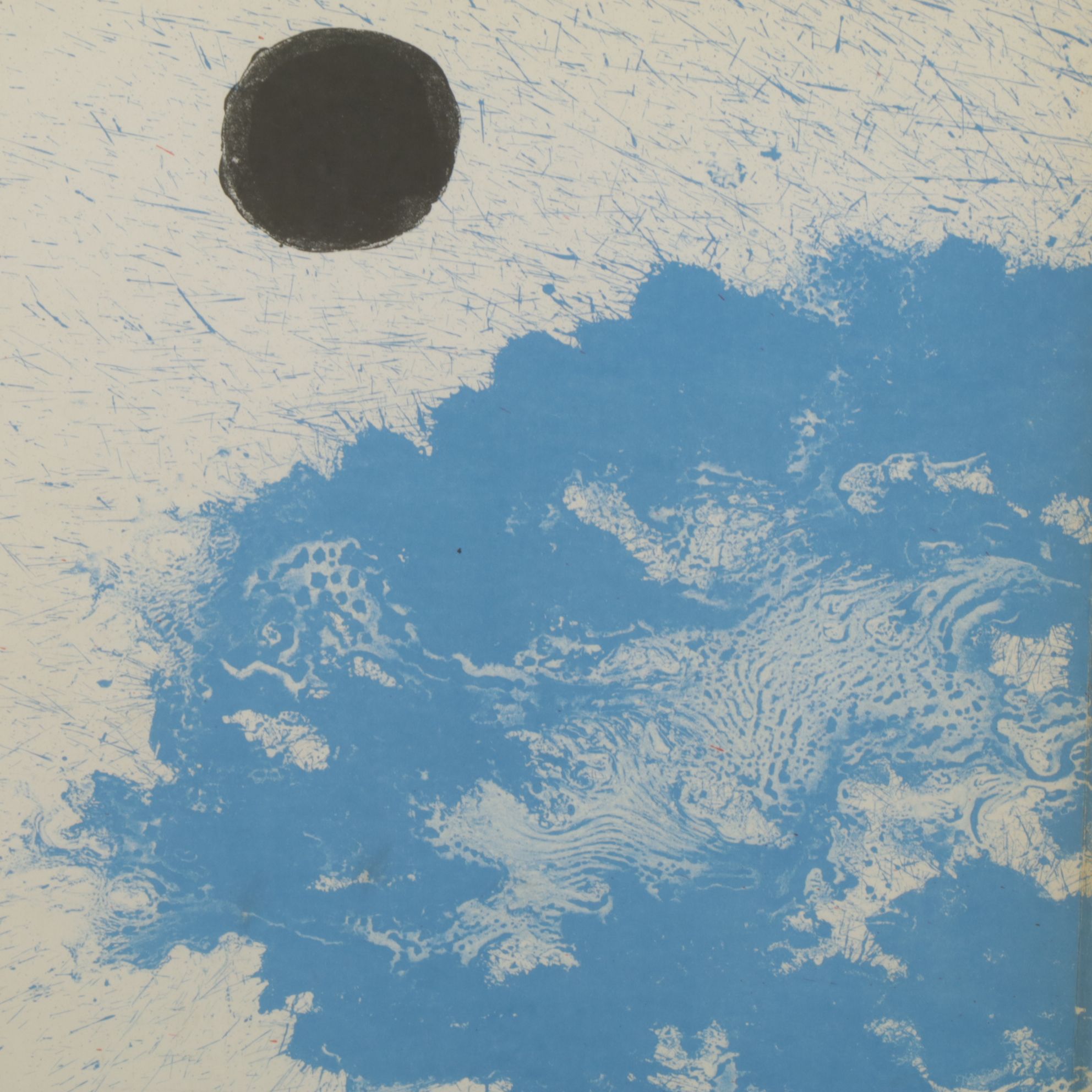 Joan Miró Double-Page Color Lithograph Cover Art for "Derrière le Miroir," 1961