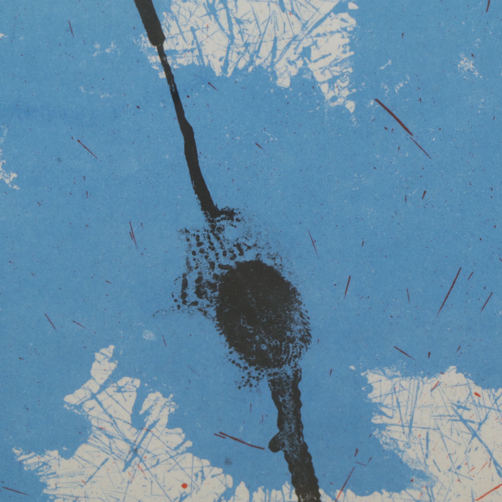 Joan Miró Double-Page Color Lithograph Cover Art for "Derrière le Miroir," 1961