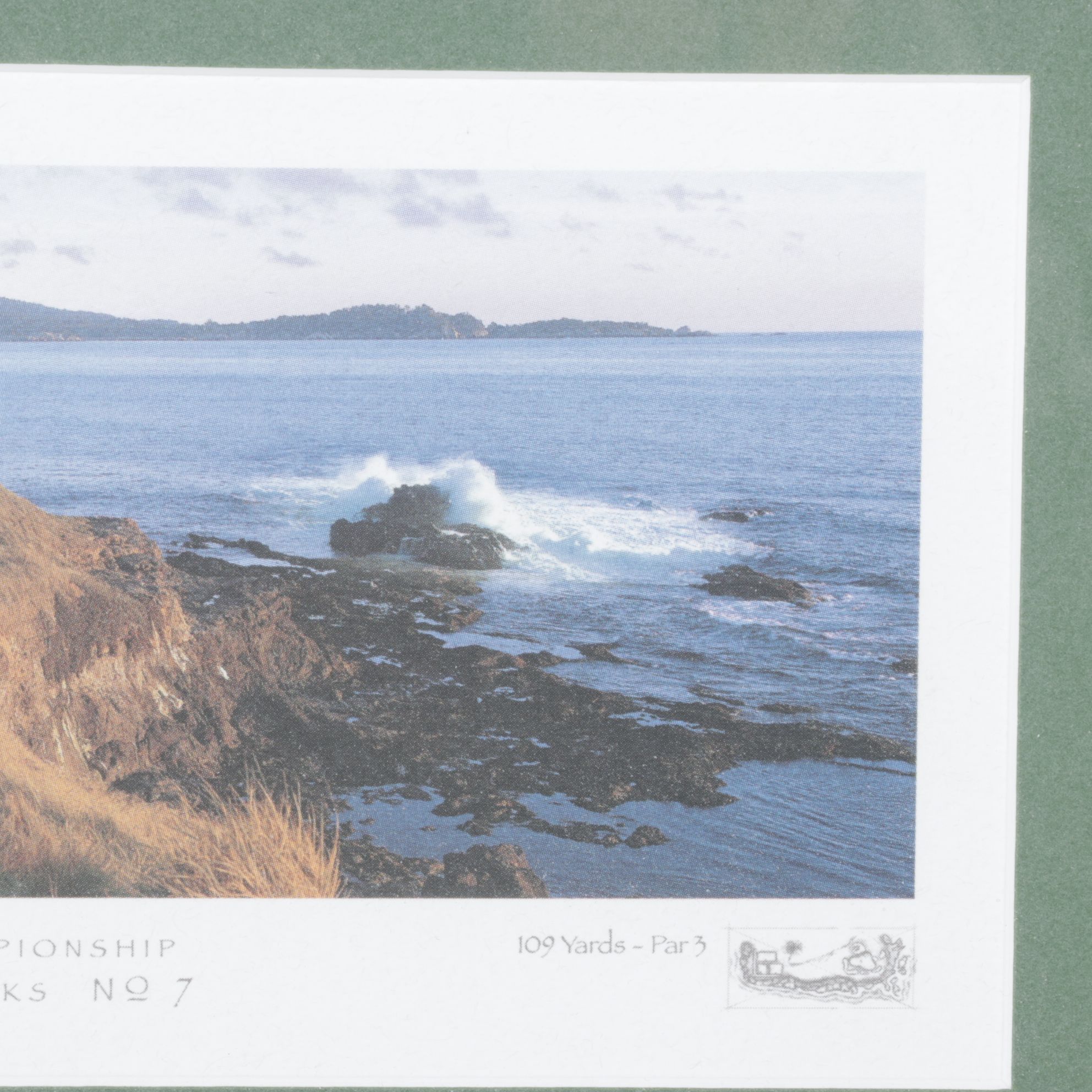 Offset Lithograph Photo of 7th Hole at Pebble Beach for 110th U.S. Open, 2010