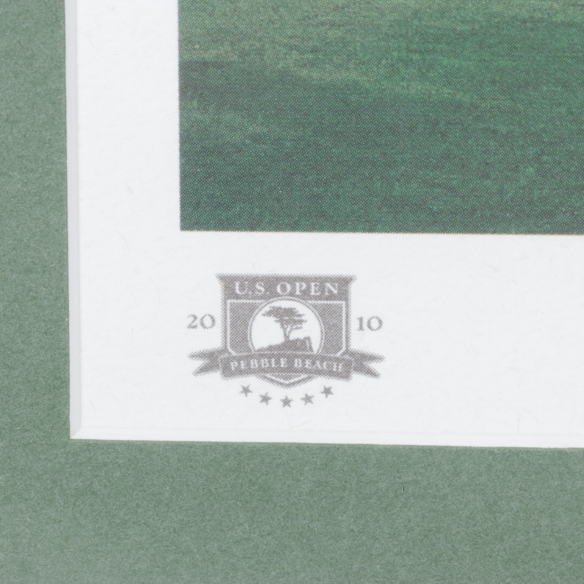 Offset Lithograph Photo of 7th Hole at Pebble Beach for 110th U.S. Open, 2010