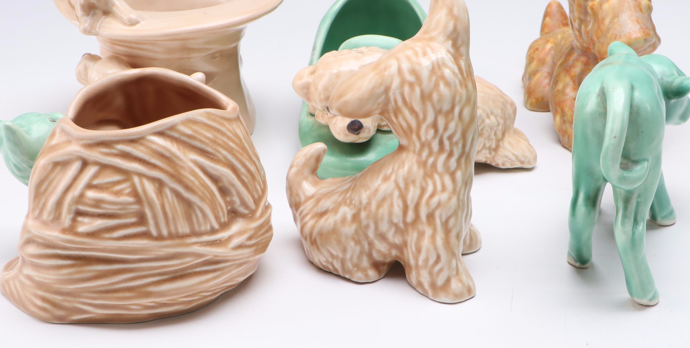 Crown Devon, SylvaC with Other Ceramic Animal Figurines and Trinket Dishes