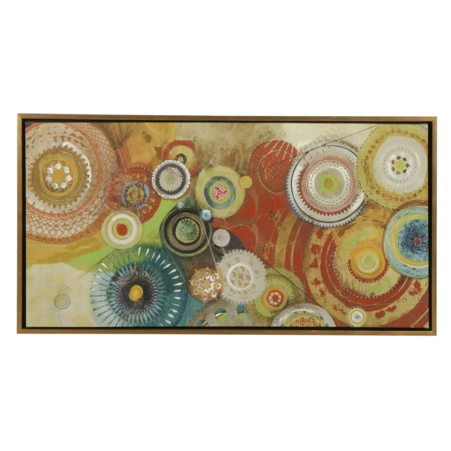 Leila Embellished Giclee on Canvas "Momentary", 2010