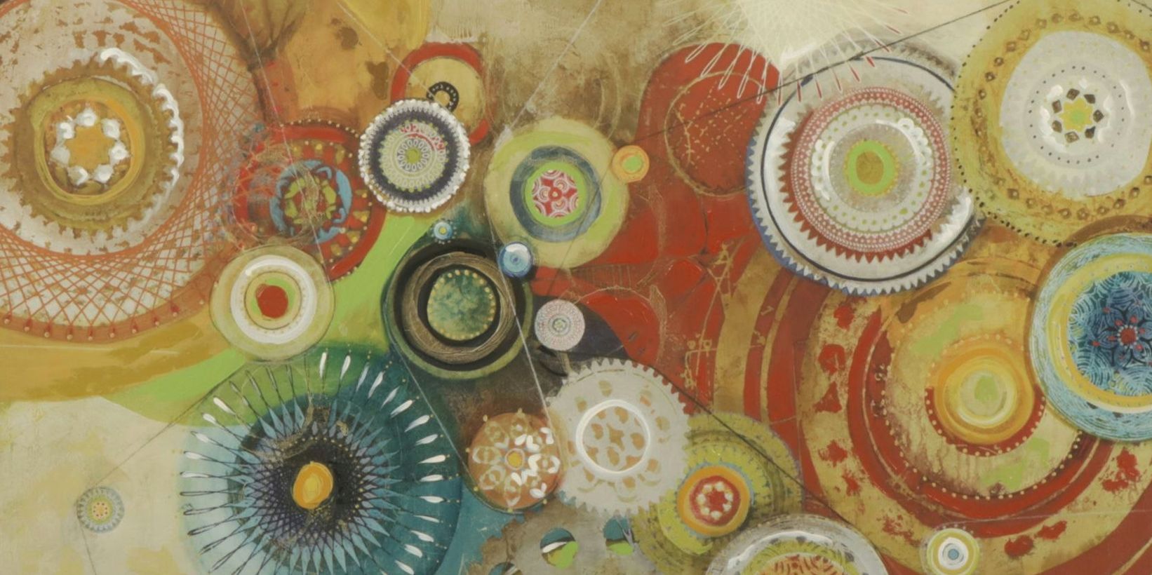 Leila Embellished Giclee on Canvas "Momentary", 2010