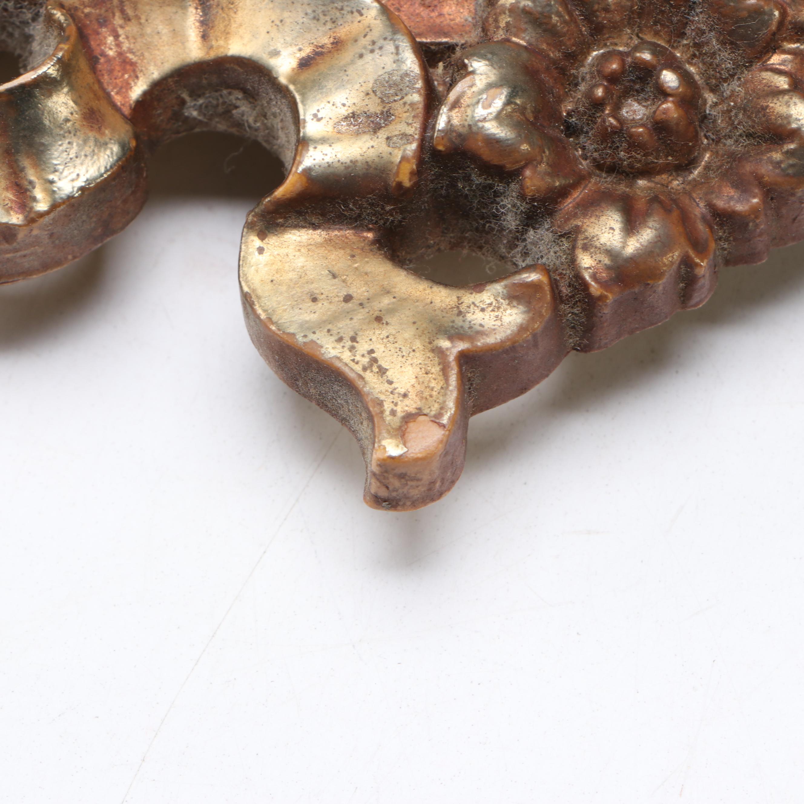 Victorian Style Gilt Framed Wall Mirror, Mid to Late 20th Century