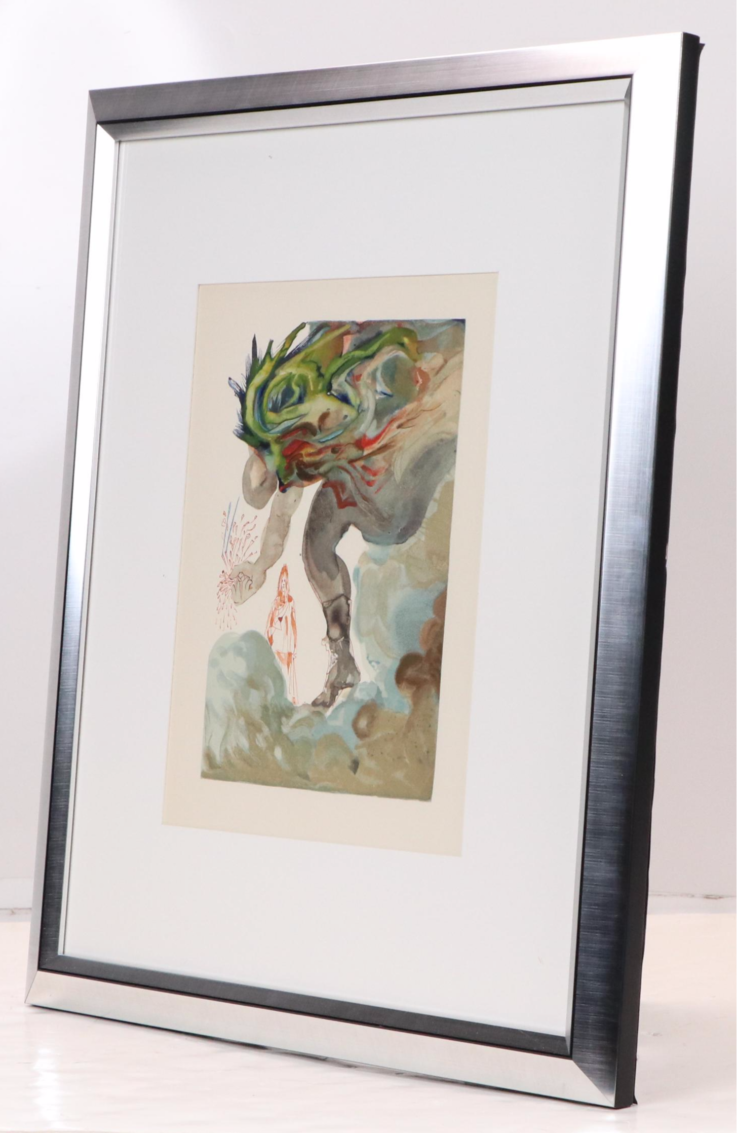 Salvador Dali Wood Engraving "Les voleurs," 1960–1964