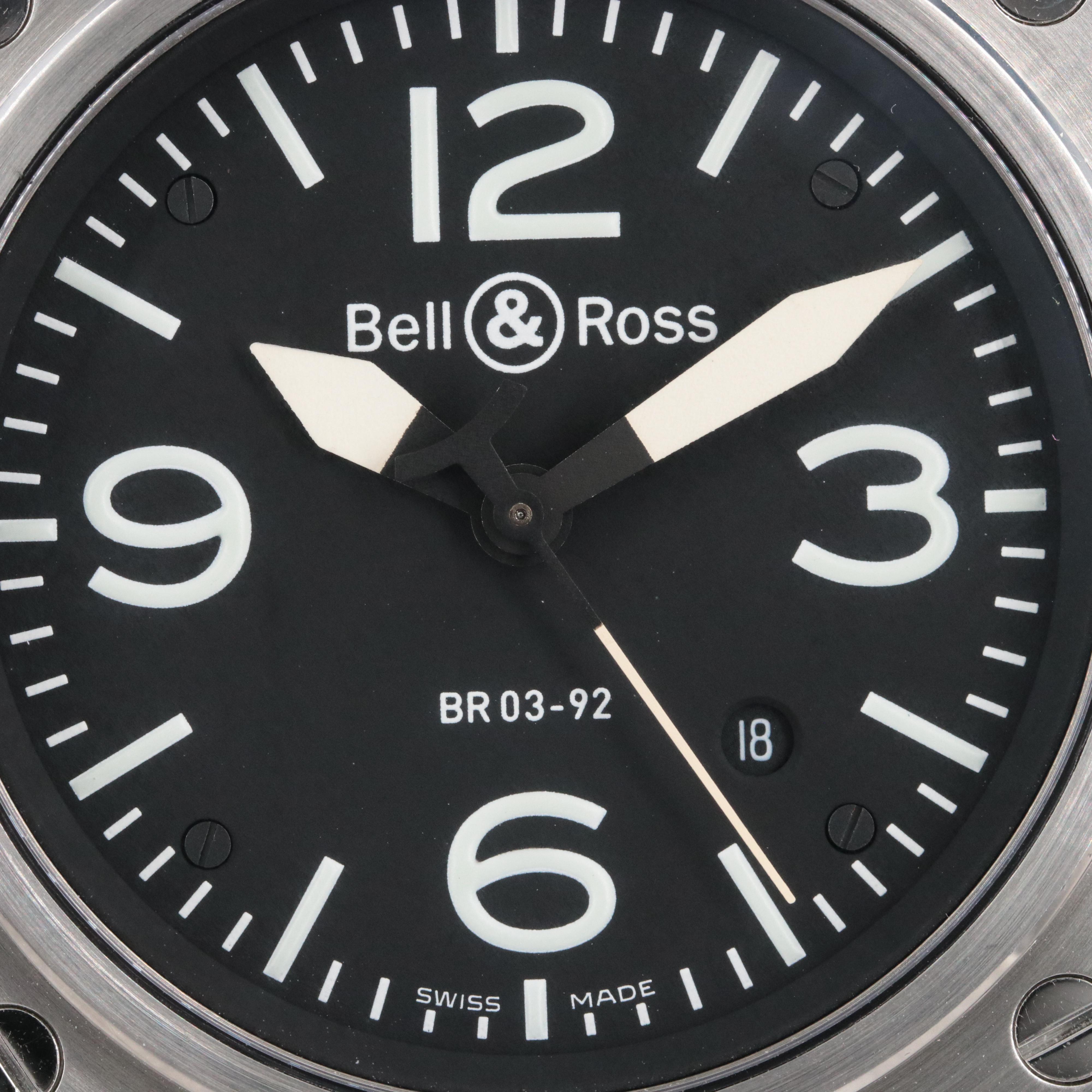 Bell & Ross Aviation BR03-92 Steel Automatic Watch