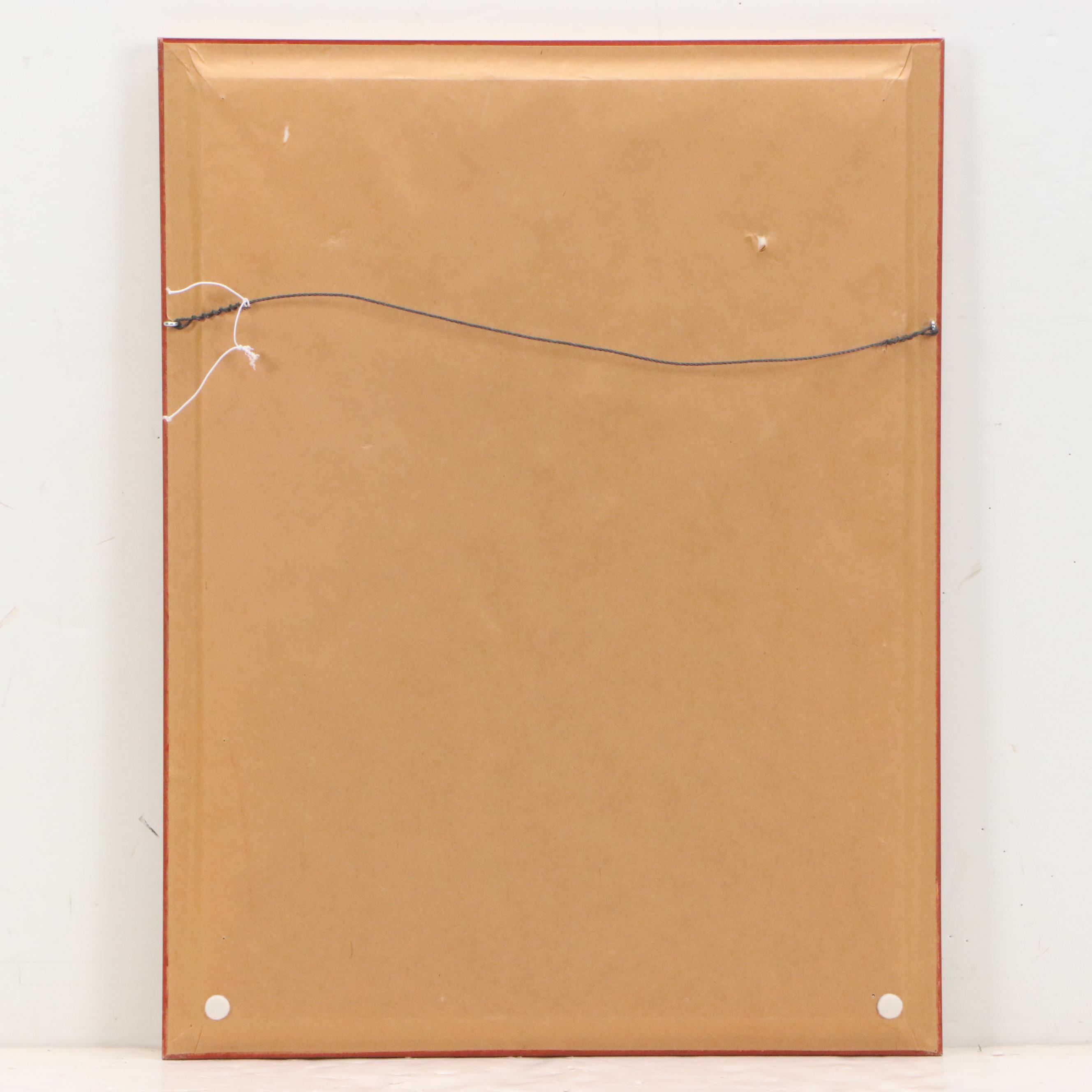 Erté Gouache Painting of Woman