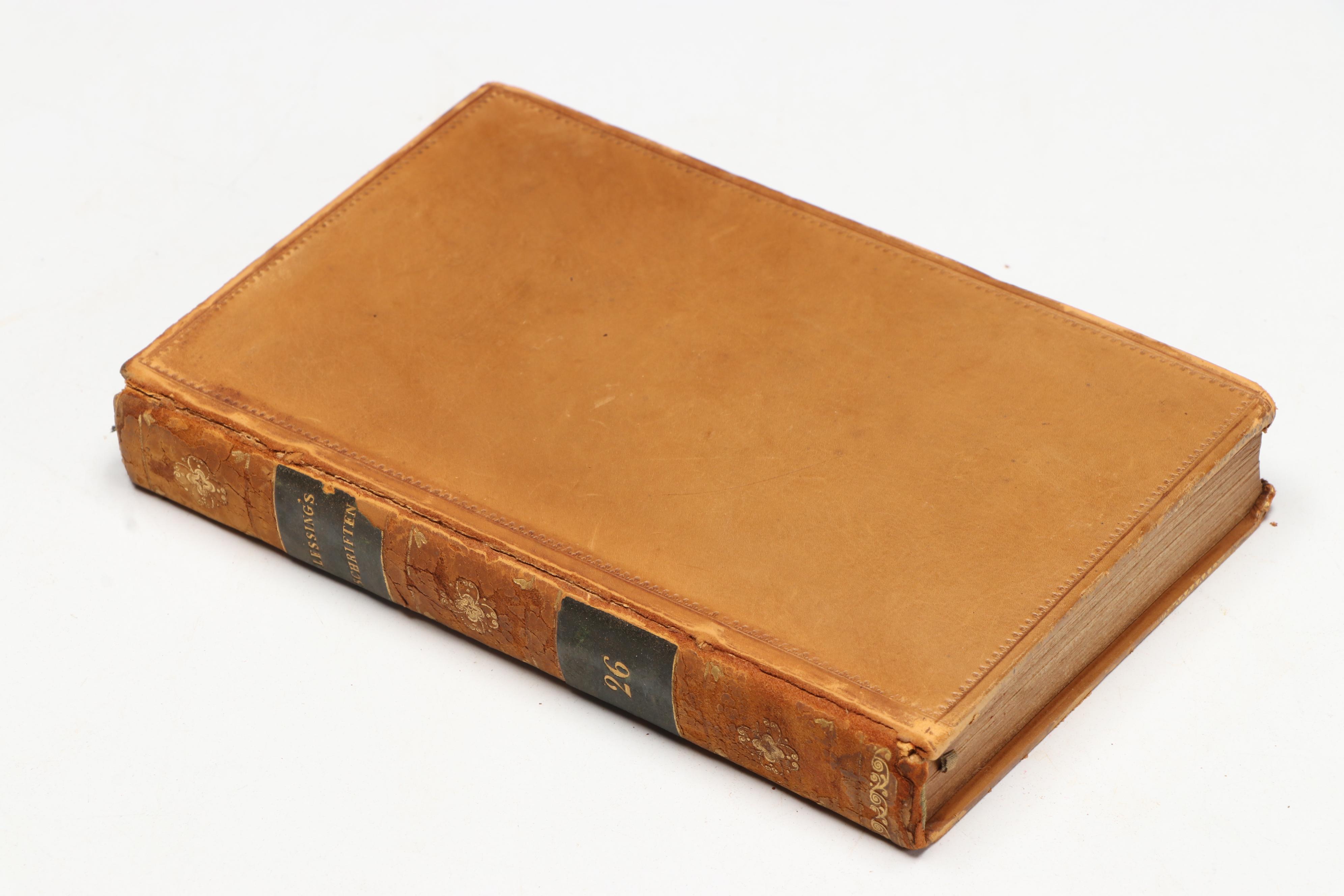 "Goethe's Werke" and "Gotthold Ephraim Lessing's Rammlitche Schriften"