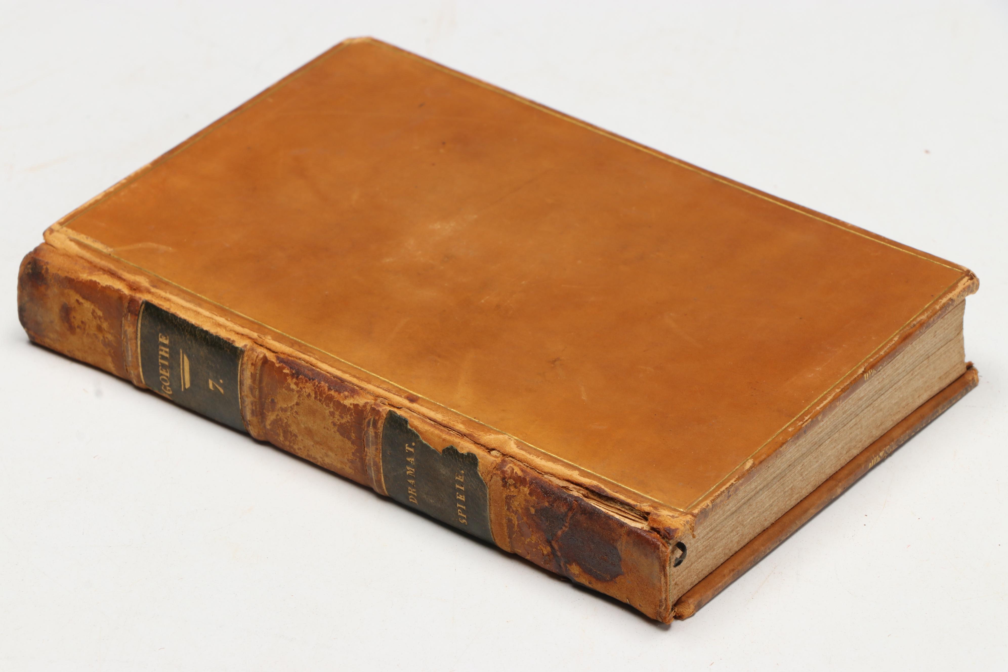 "Goethe's Werke" and "Gotthold Ephraim Lessing's Rammlitche Schriften"