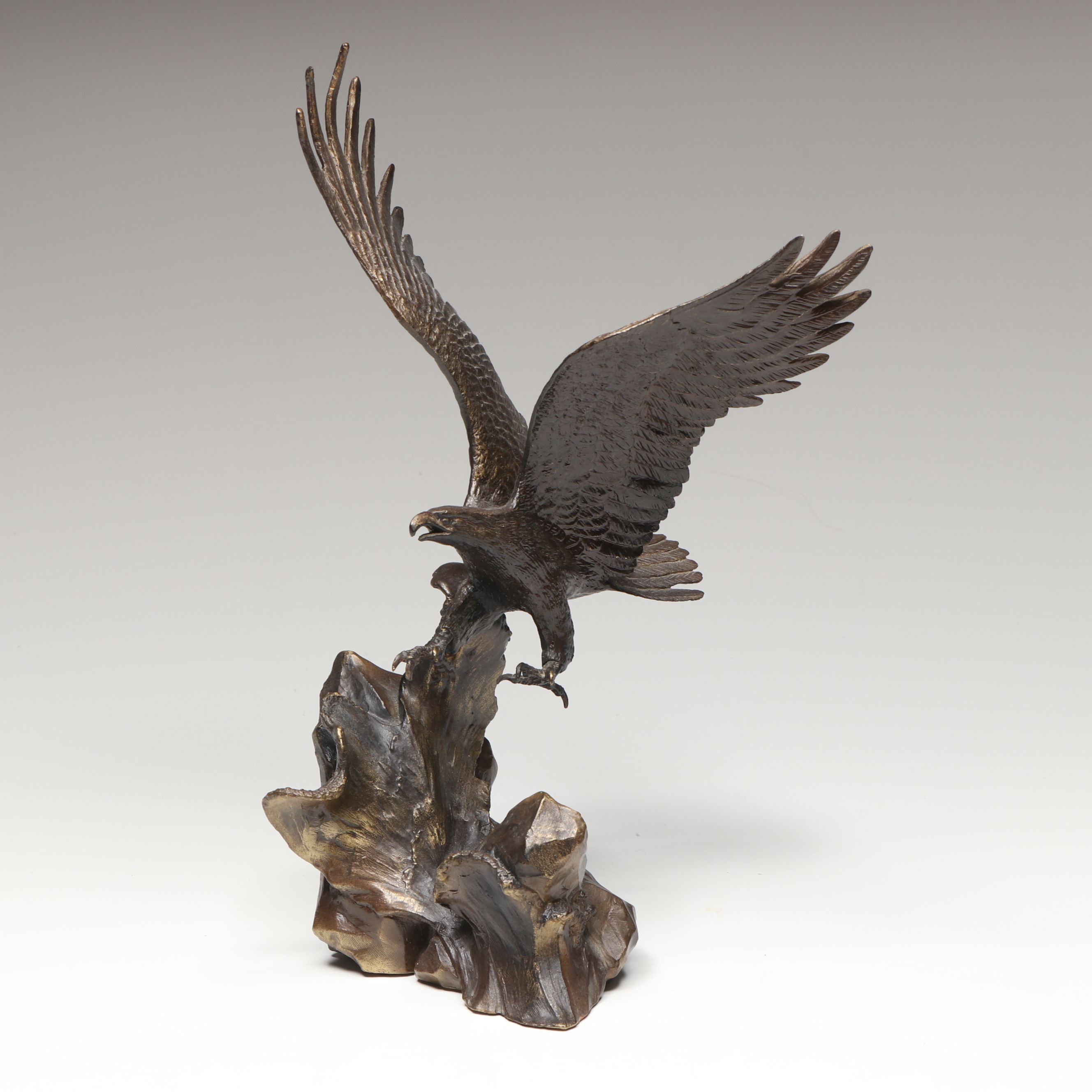 After Ronald Van Ruyckevelt "Wings of Glory" Bronze Sculpture