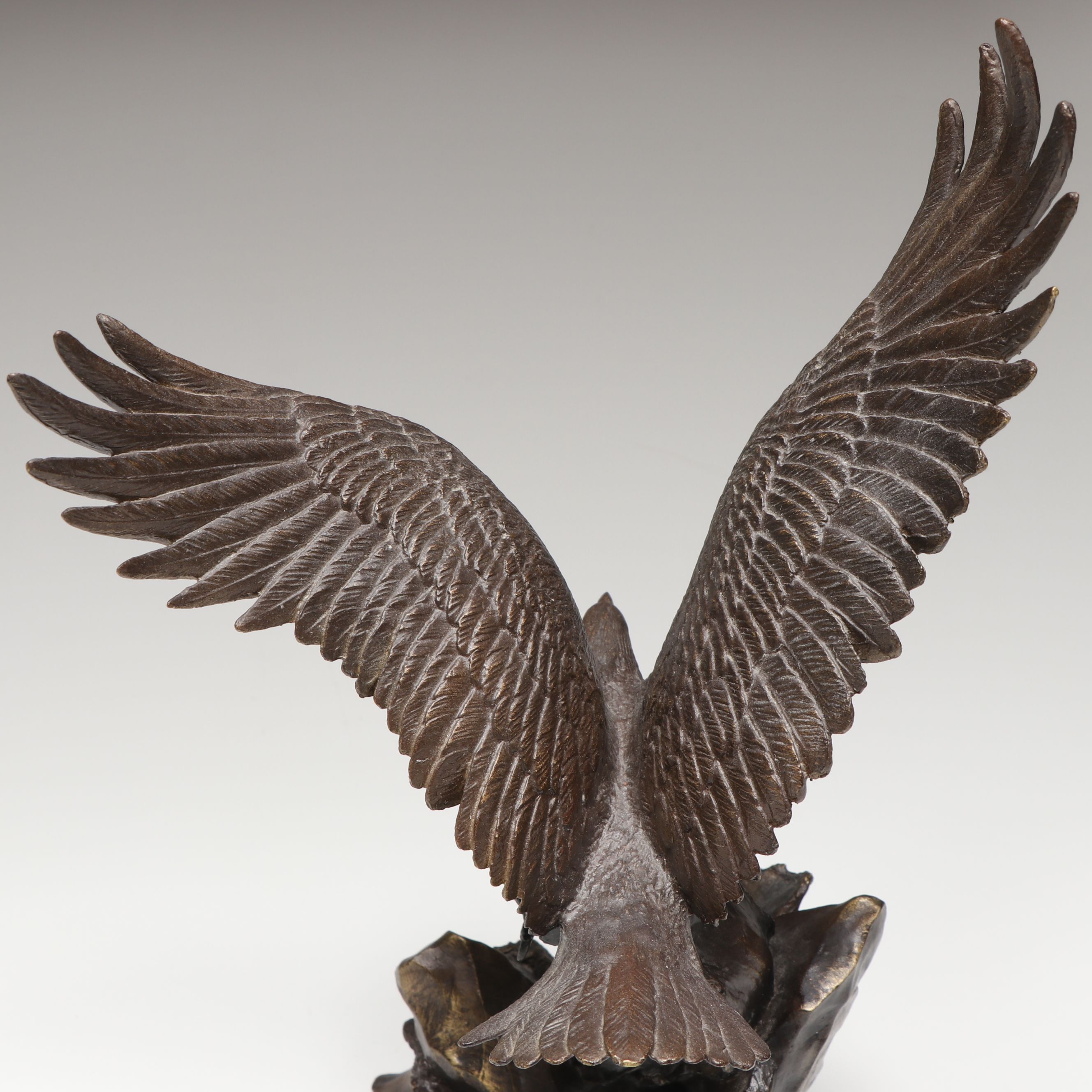 After Ronald Van Ruyckevelt "Wings of Glory" Bronze Sculpture