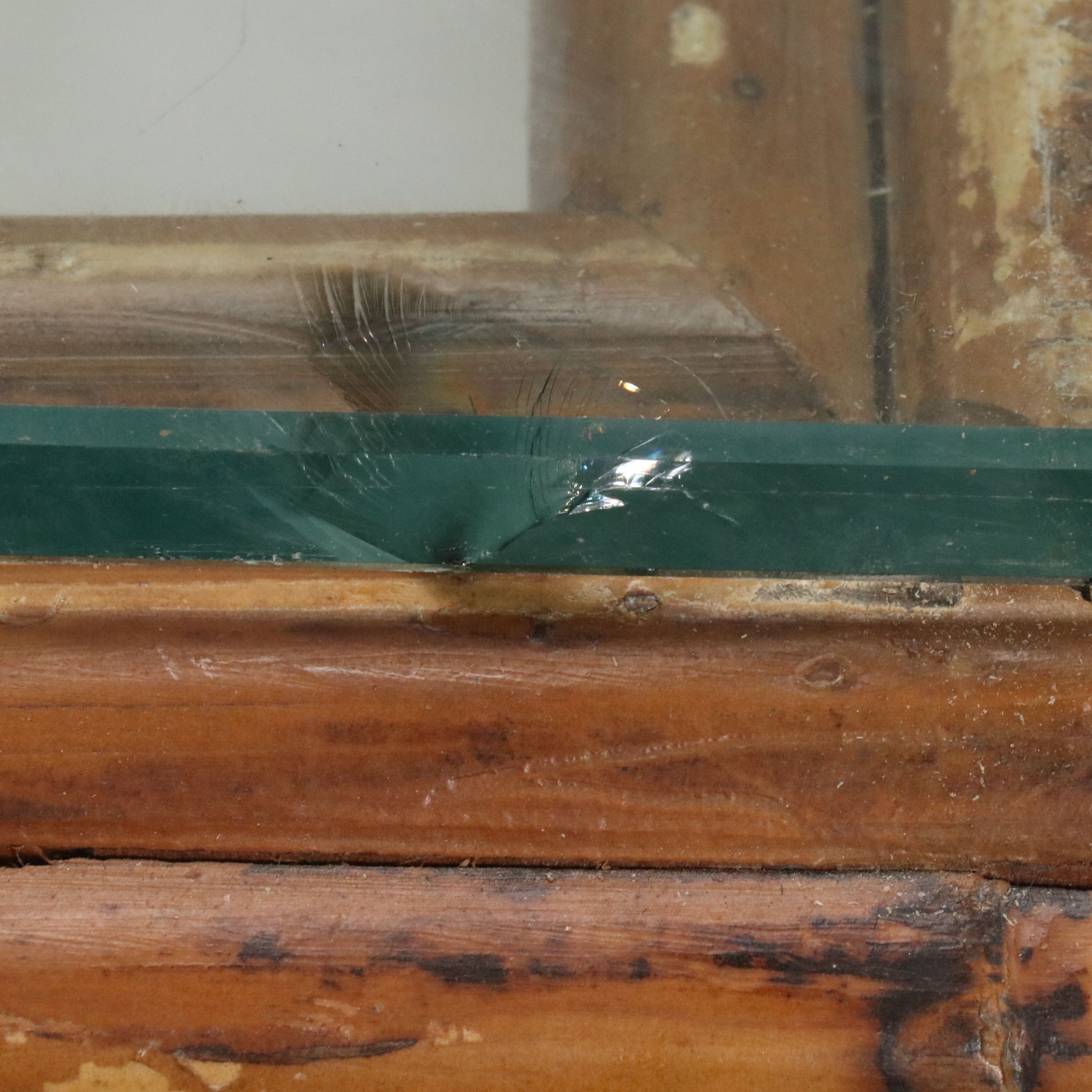 Bamboo Turned Glass-Top Dining Table