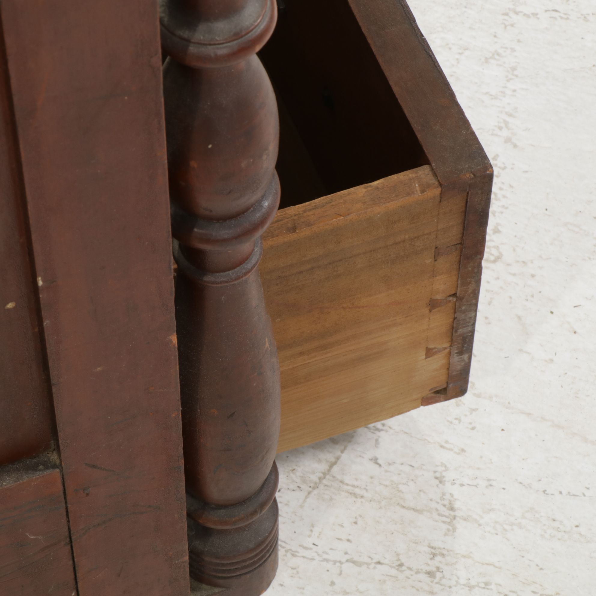 Empire Style Cherry Chest of Drawers, Late 19th Century