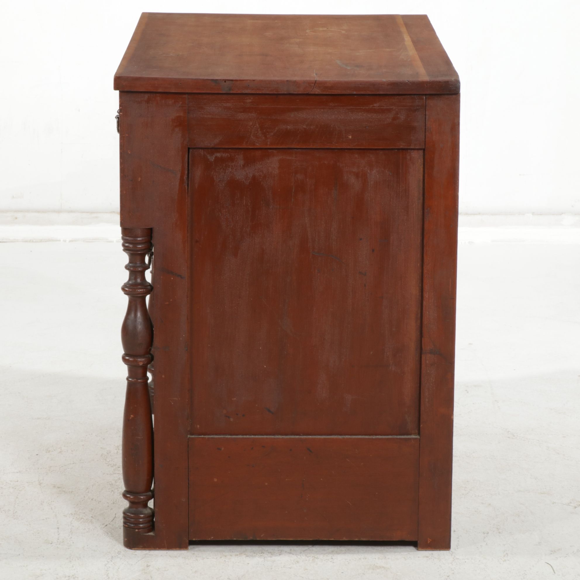 Empire Style Cherry Chest of Drawers, Late 19th Century