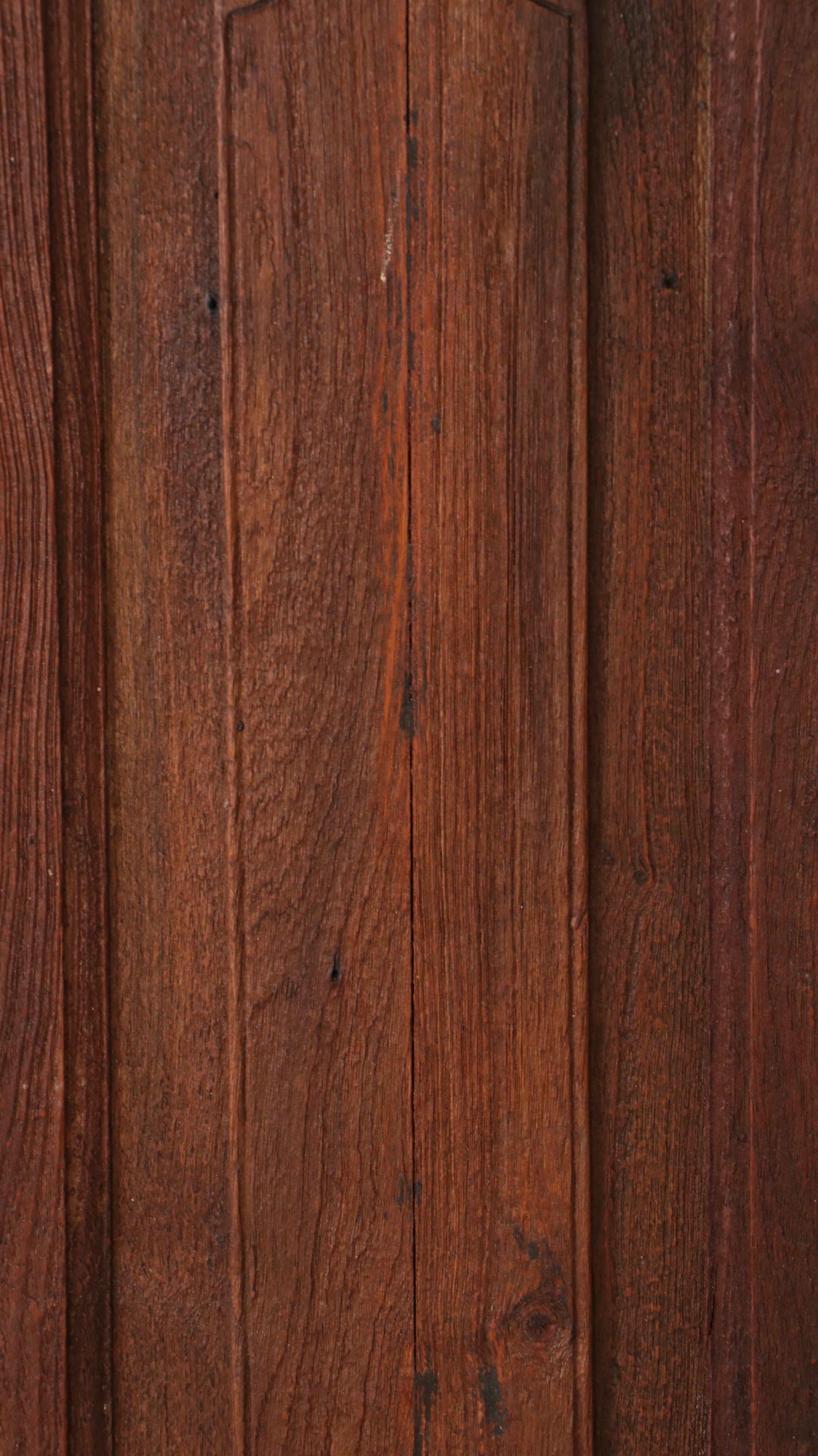 Moroccan Style Architectural Salvage Wrought Iron and Wood Window