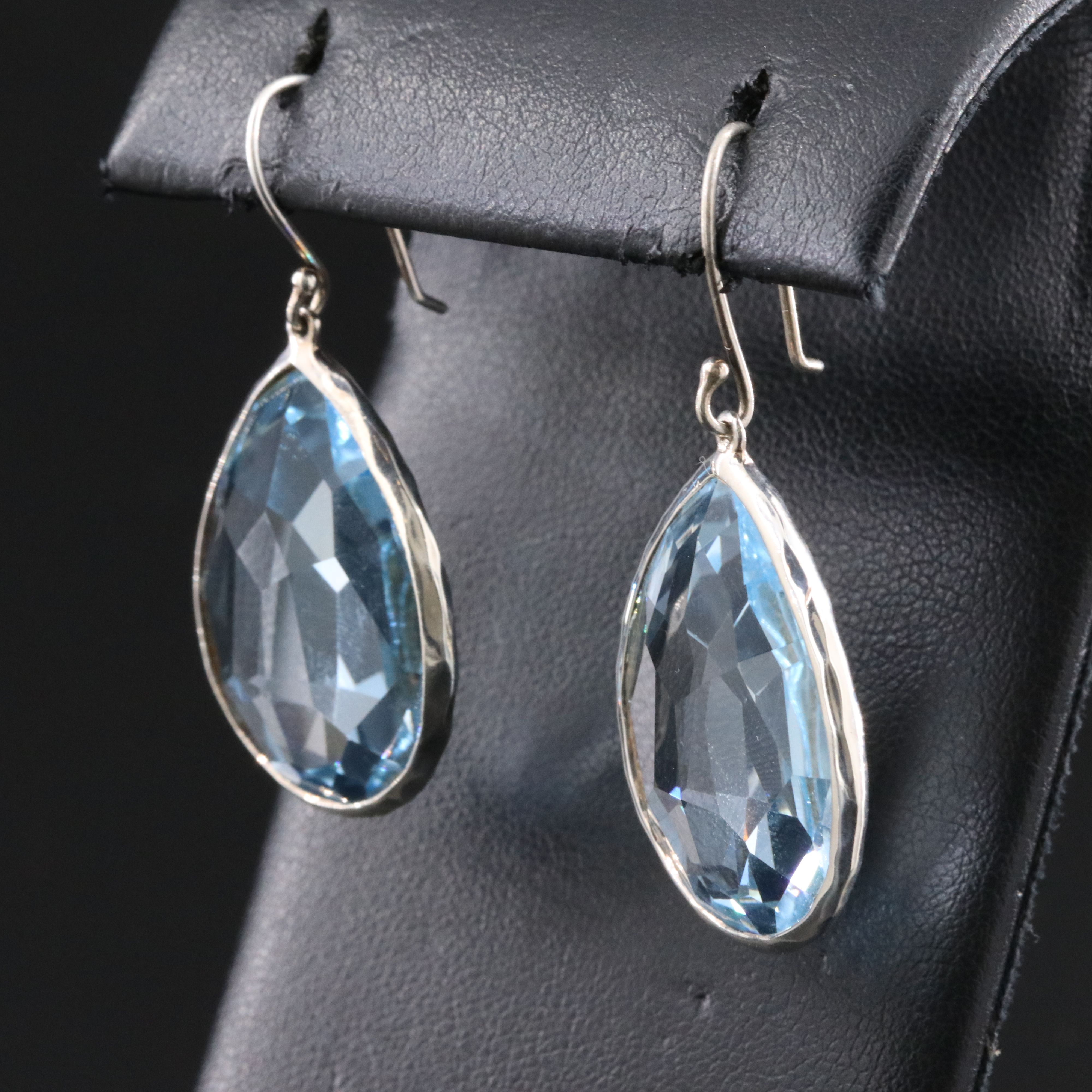 Ippolita Rock Candy Sterling and Blue Topaz Earrings