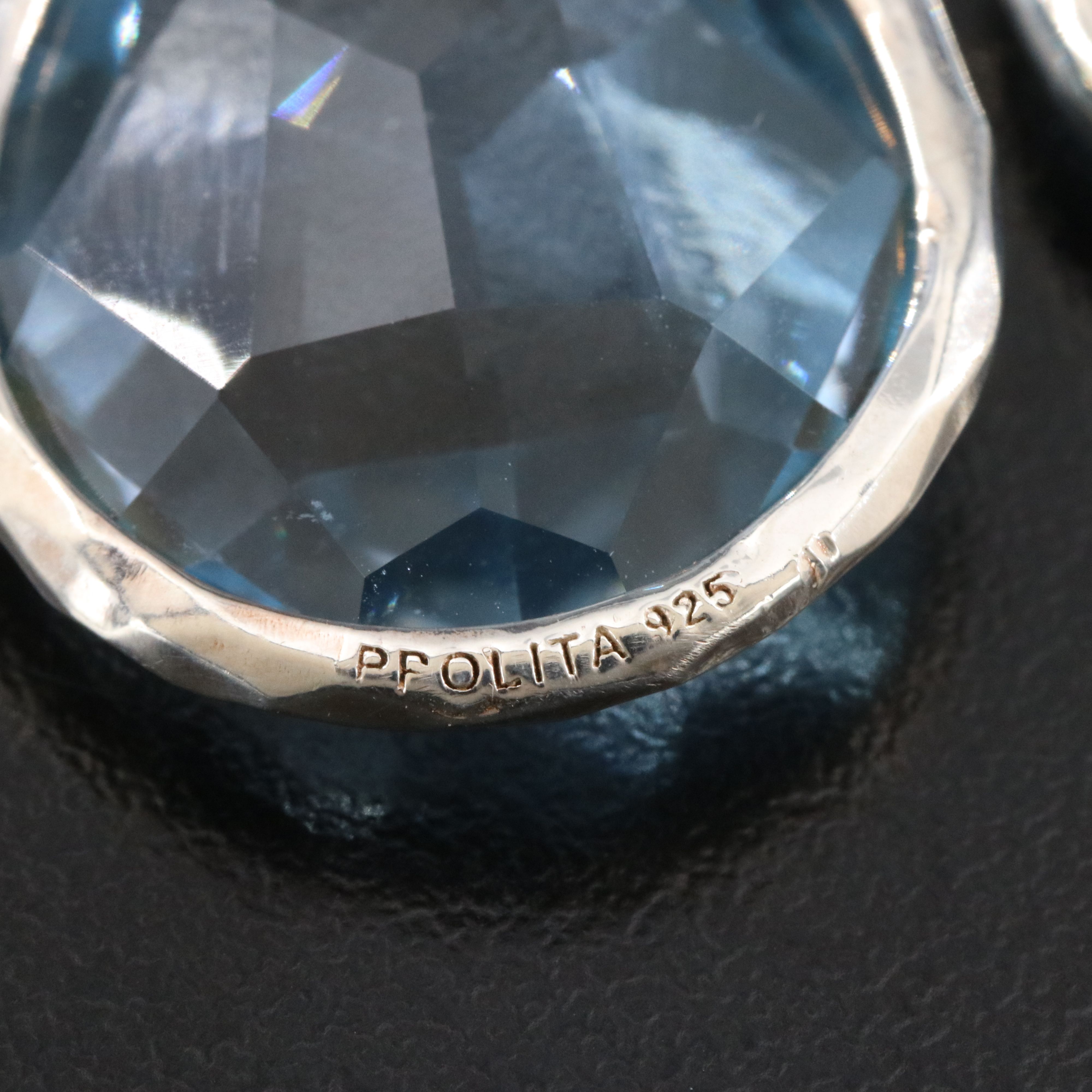 Ippolita Rock Candy Sterling and Blue Topaz Earrings