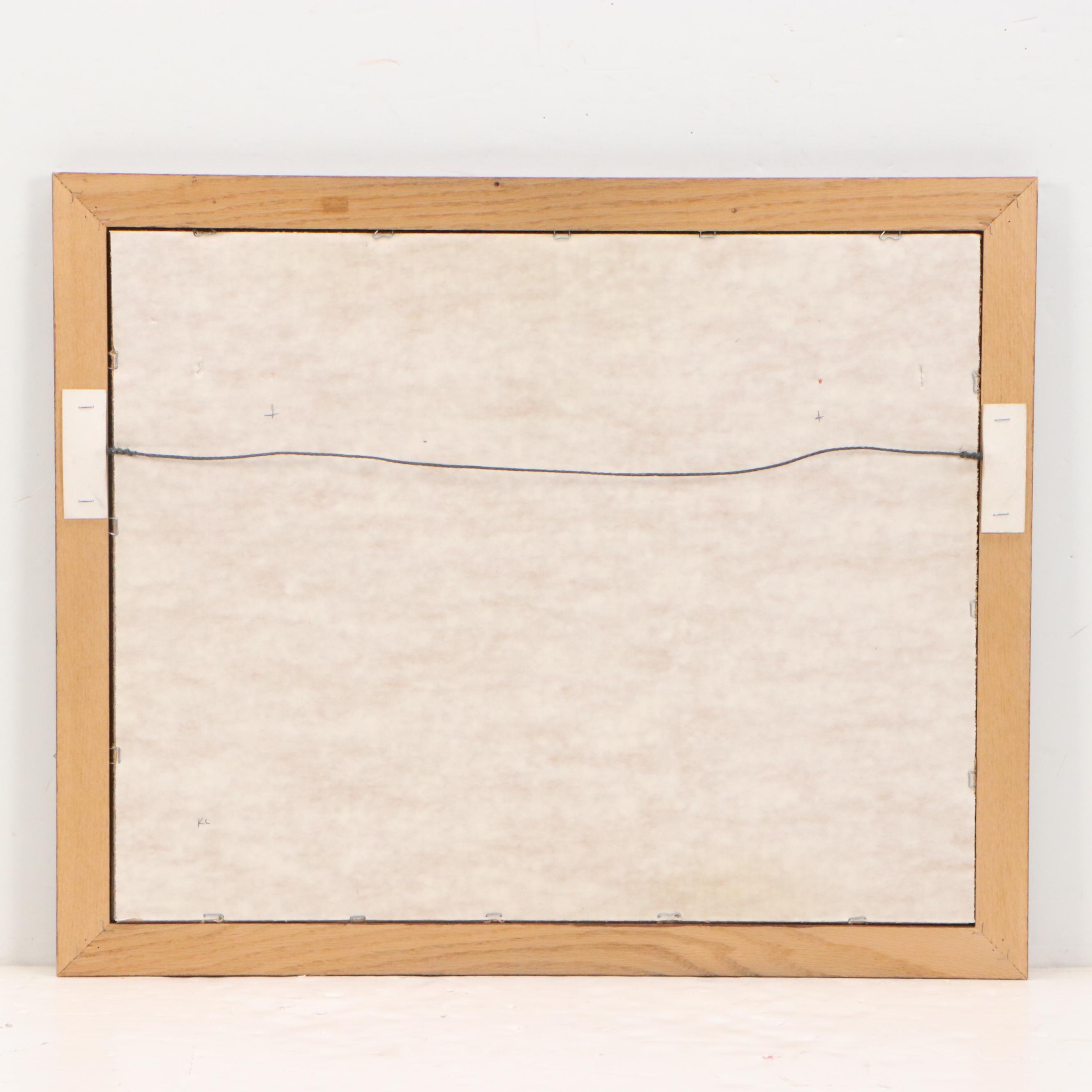 George Becker Lithograph of Chicago Cityscape, Circa 1975