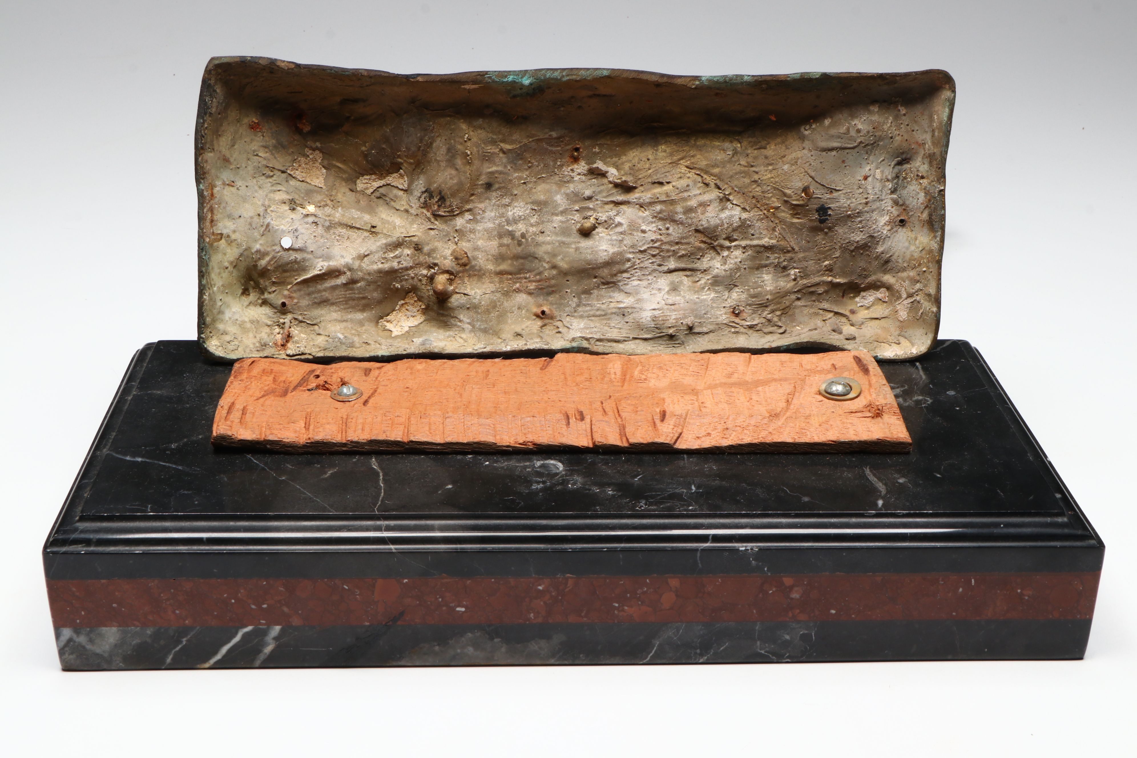 After Pierre-Jules Mêne Elk Brass Sculpture on Marble Base