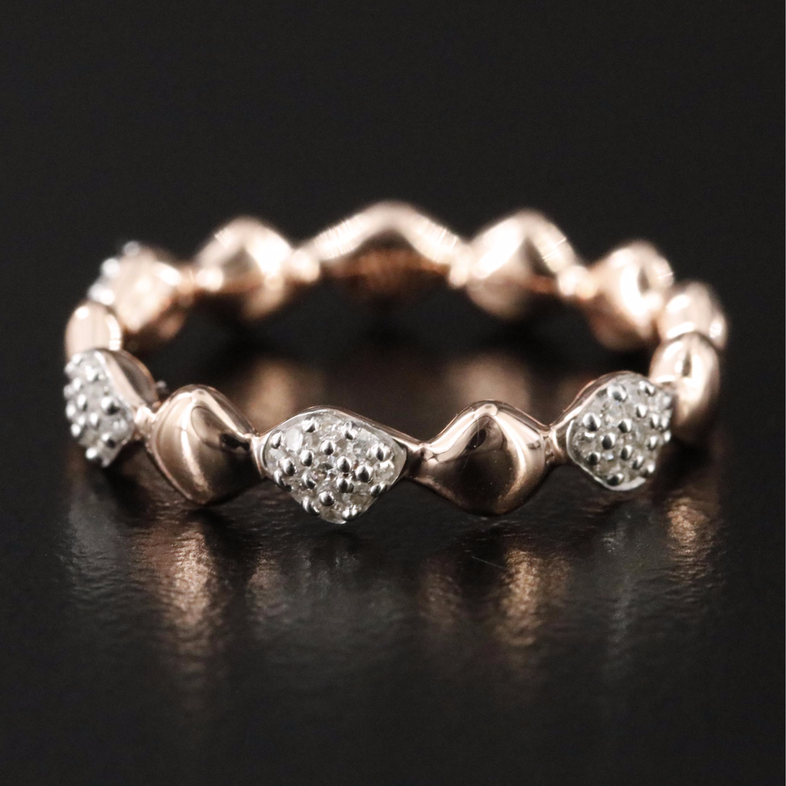 Monica Vinader Diamond Ring