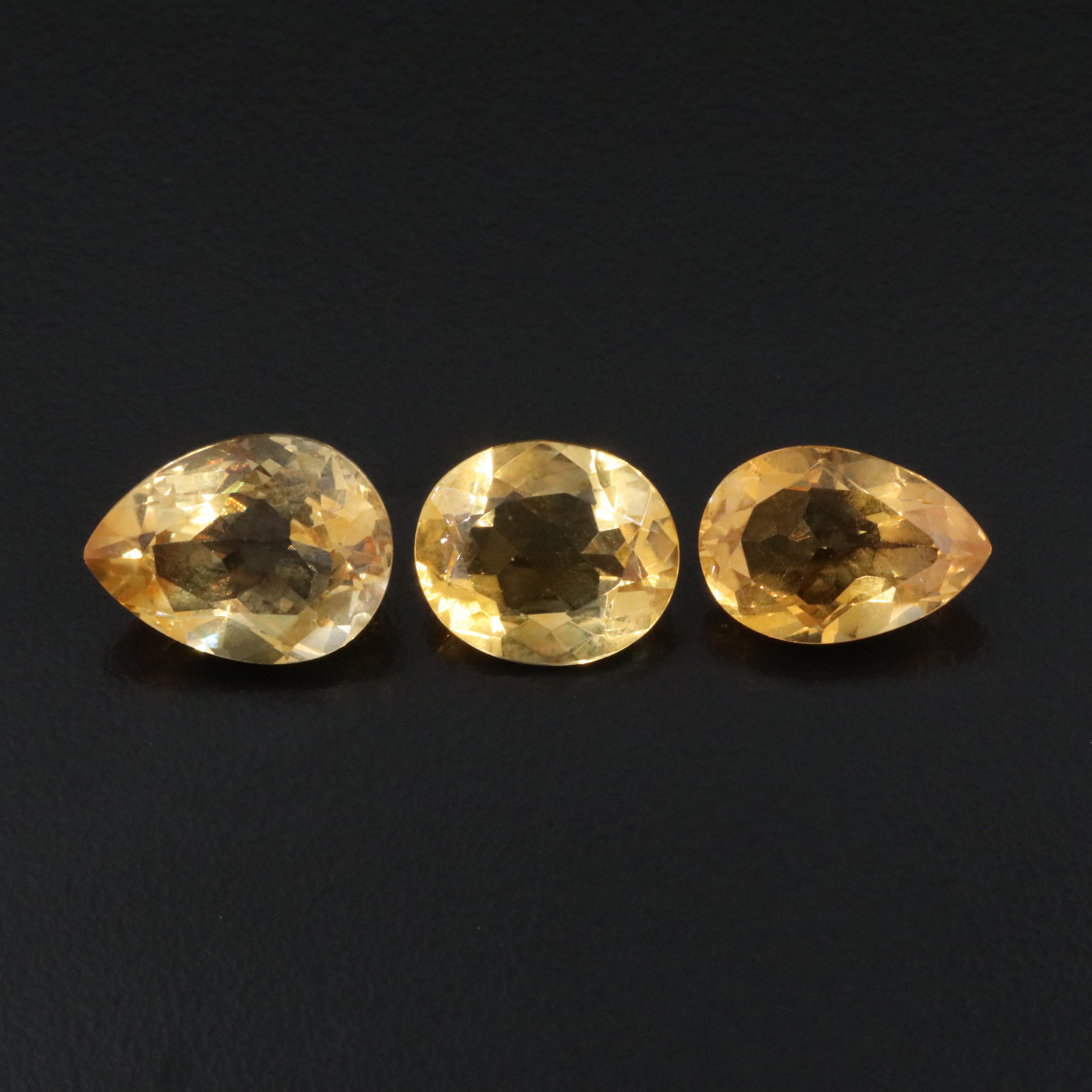 Loose 19.98 CTW Citrine Lot