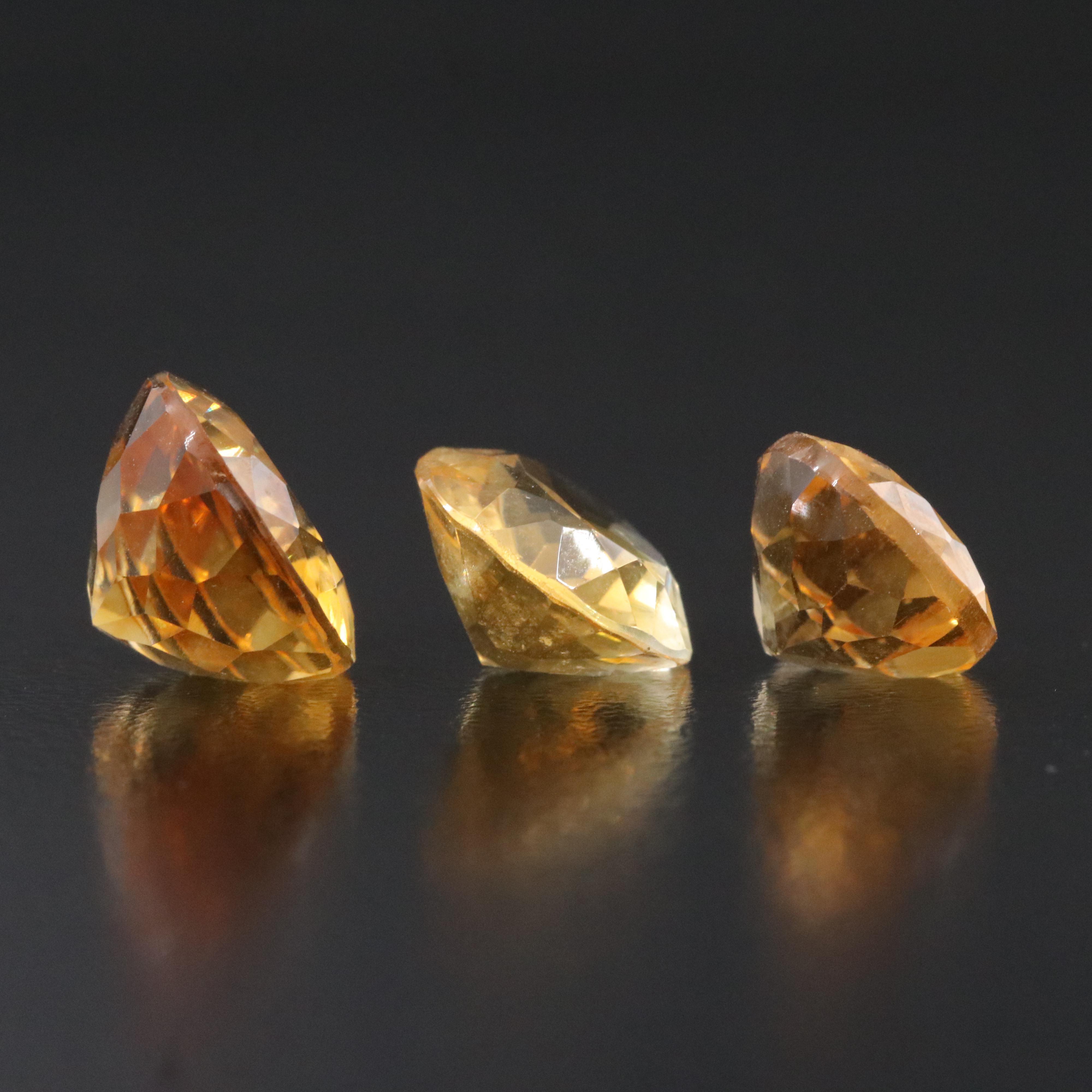 Loose 19.98 CTW Citrine Lot