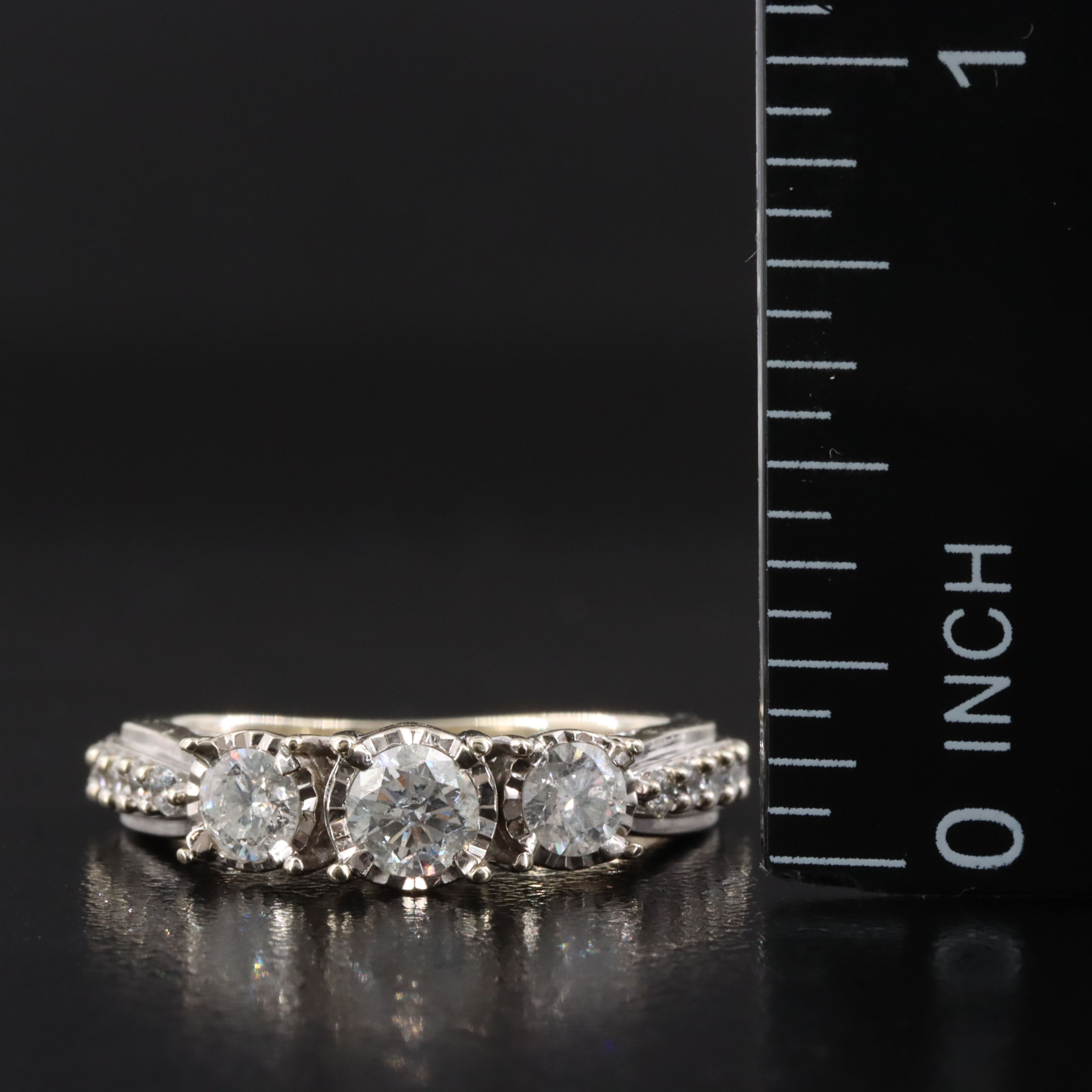 14K 0.82 CTW Diamond Ring