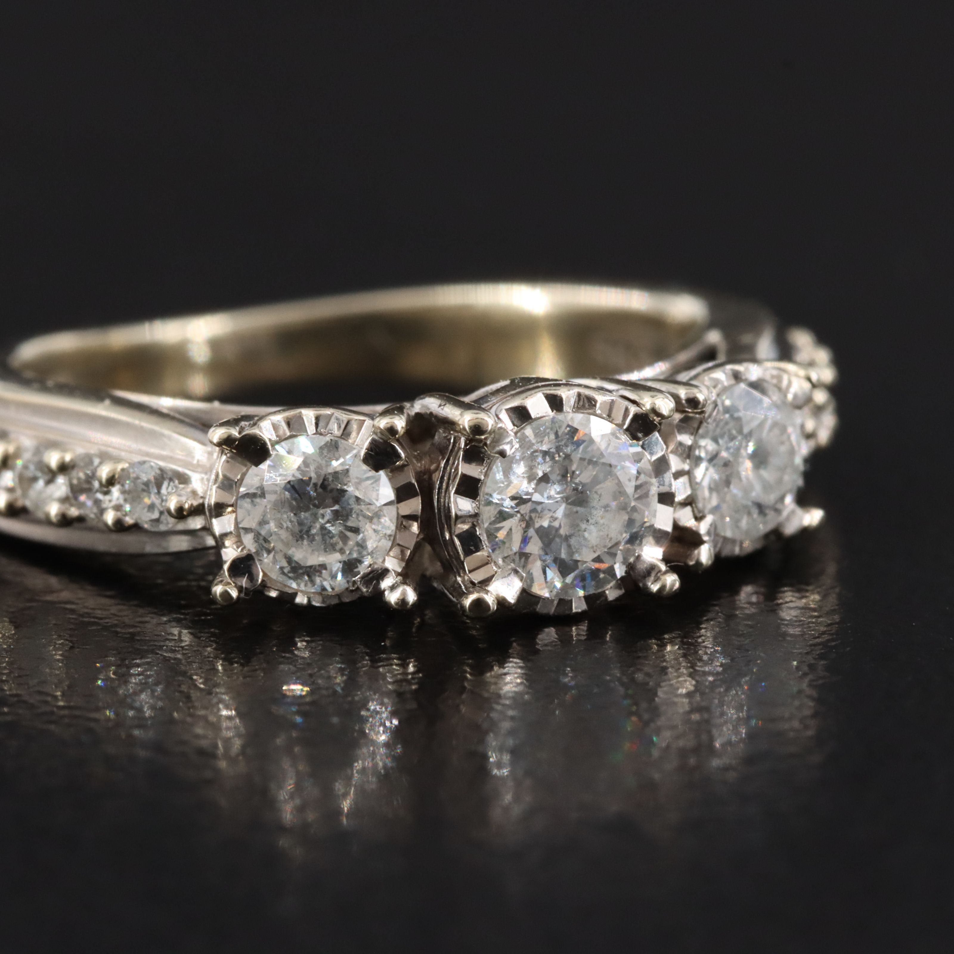 14K 0.82 CTW Diamond Ring