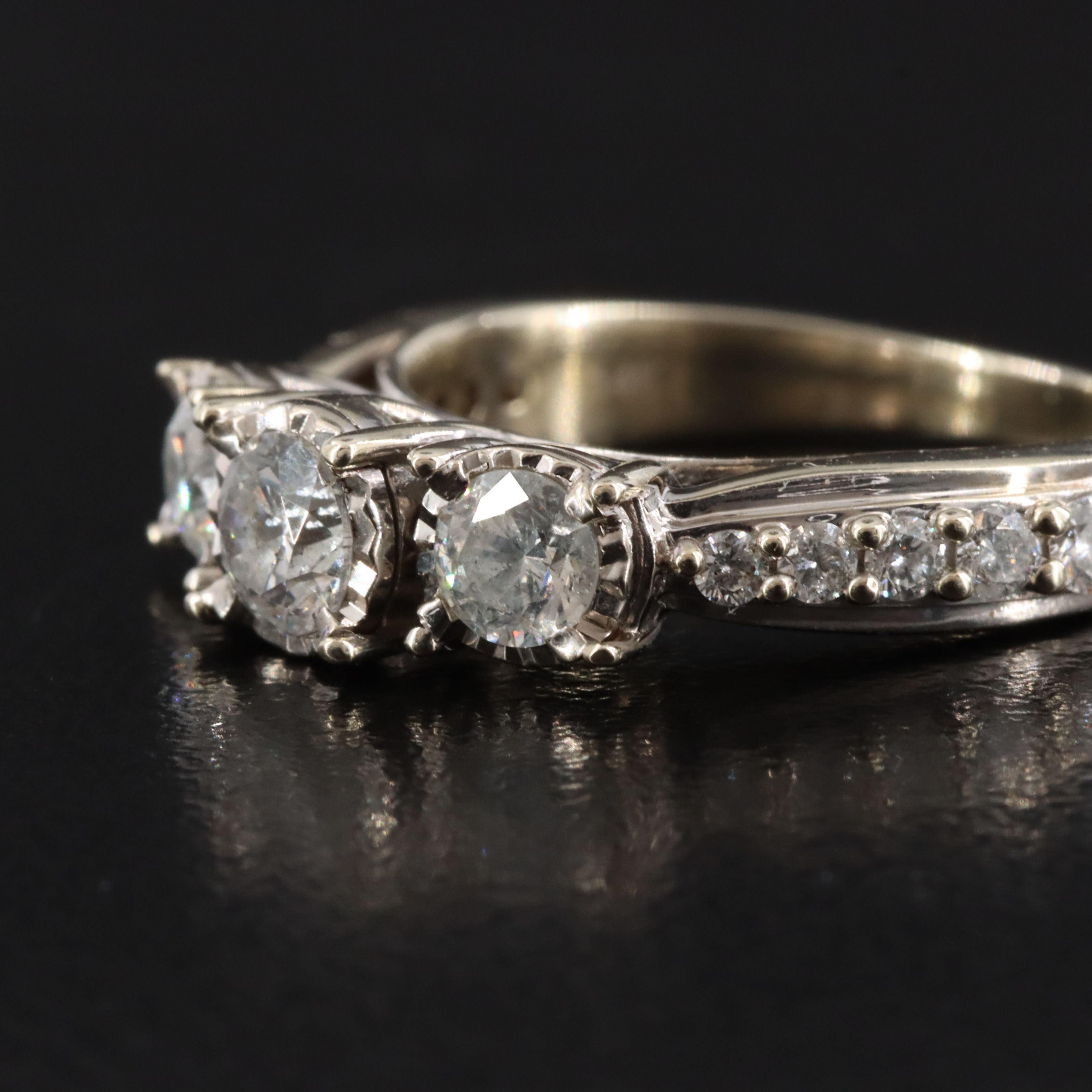 14K 0.82 CTW Diamond Ring