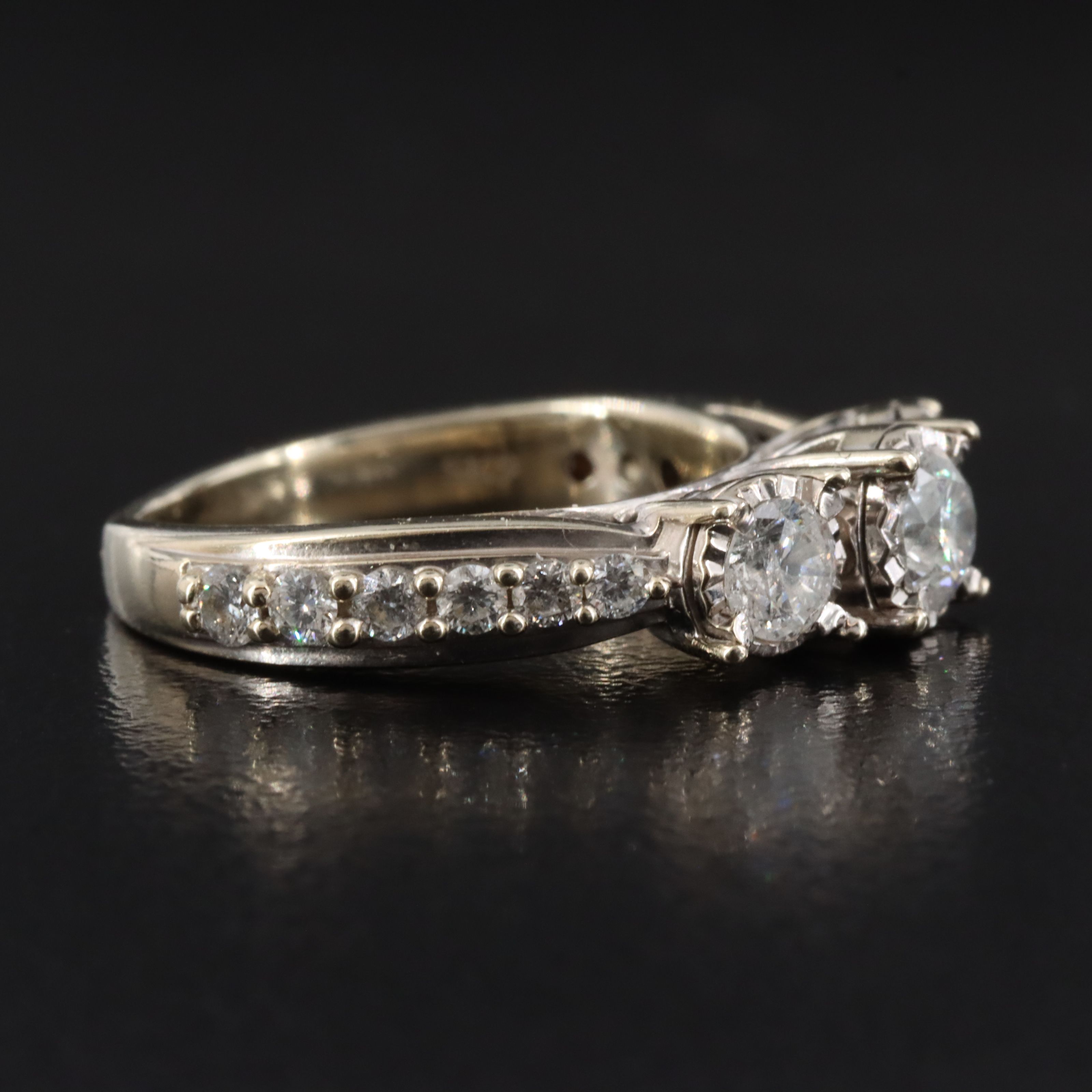 14K 0.82 CTW Diamond Ring
