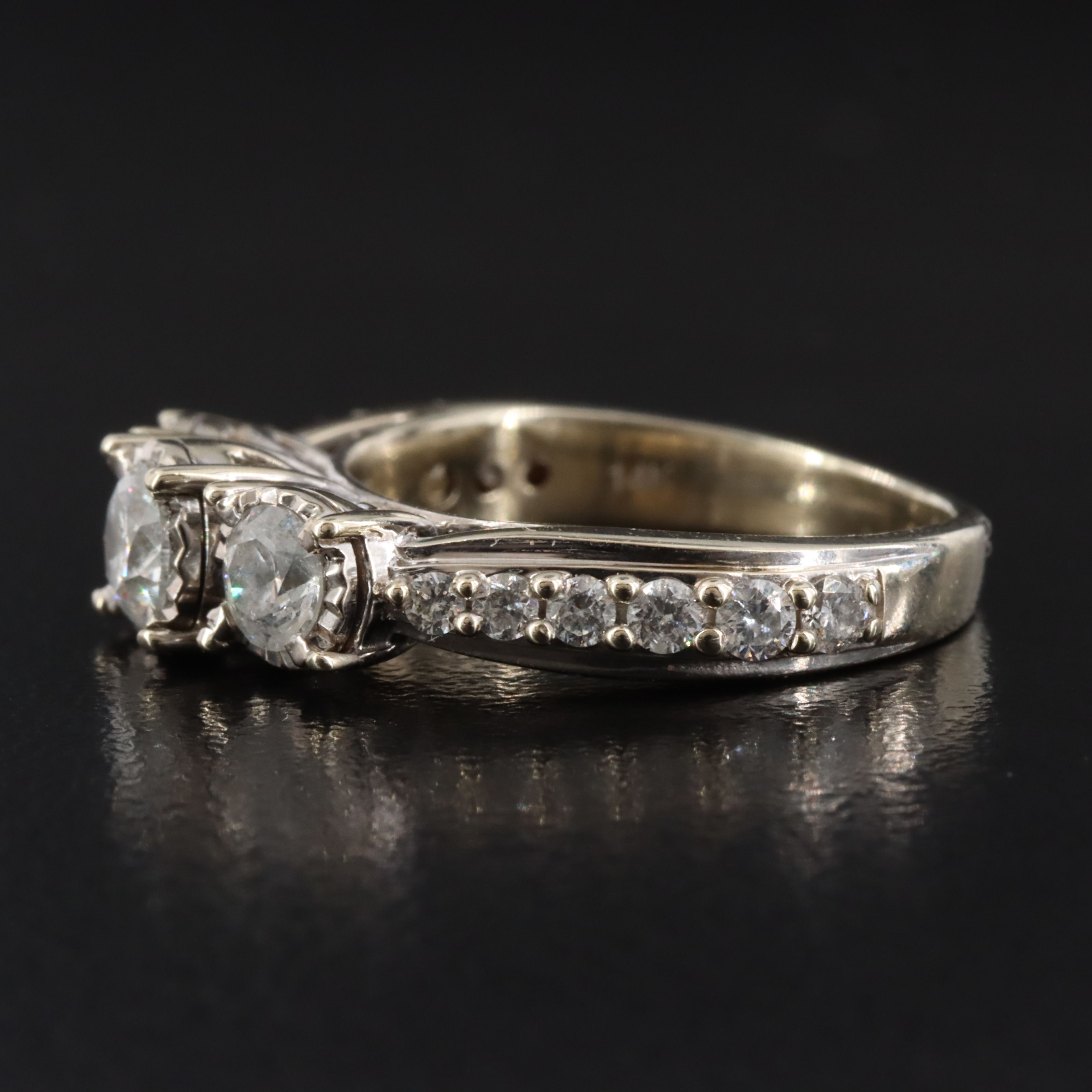 14K 0.82 CTW Diamond Ring