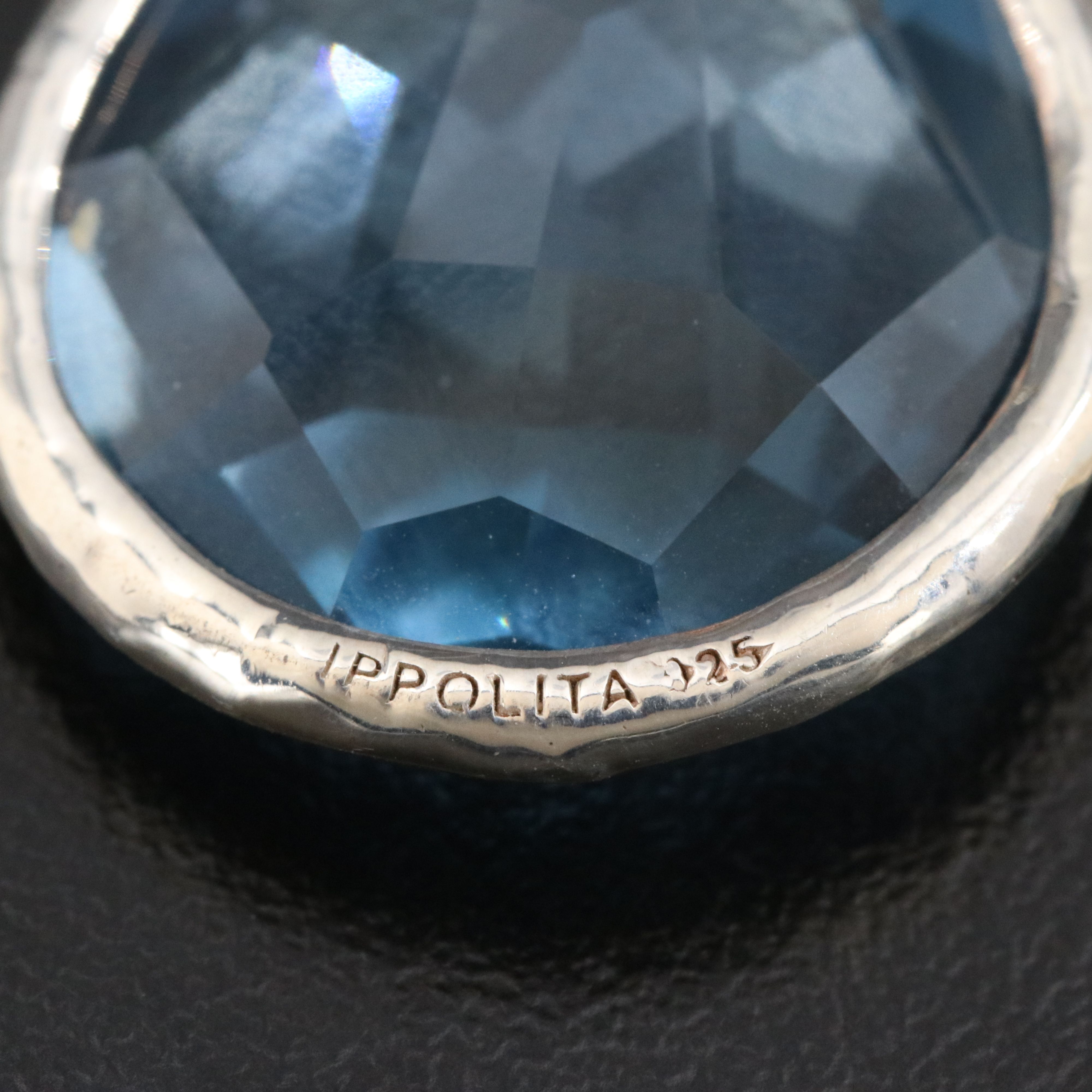 Ippolita Rock Candy Sterling and Blue Topaz Drop Earrings