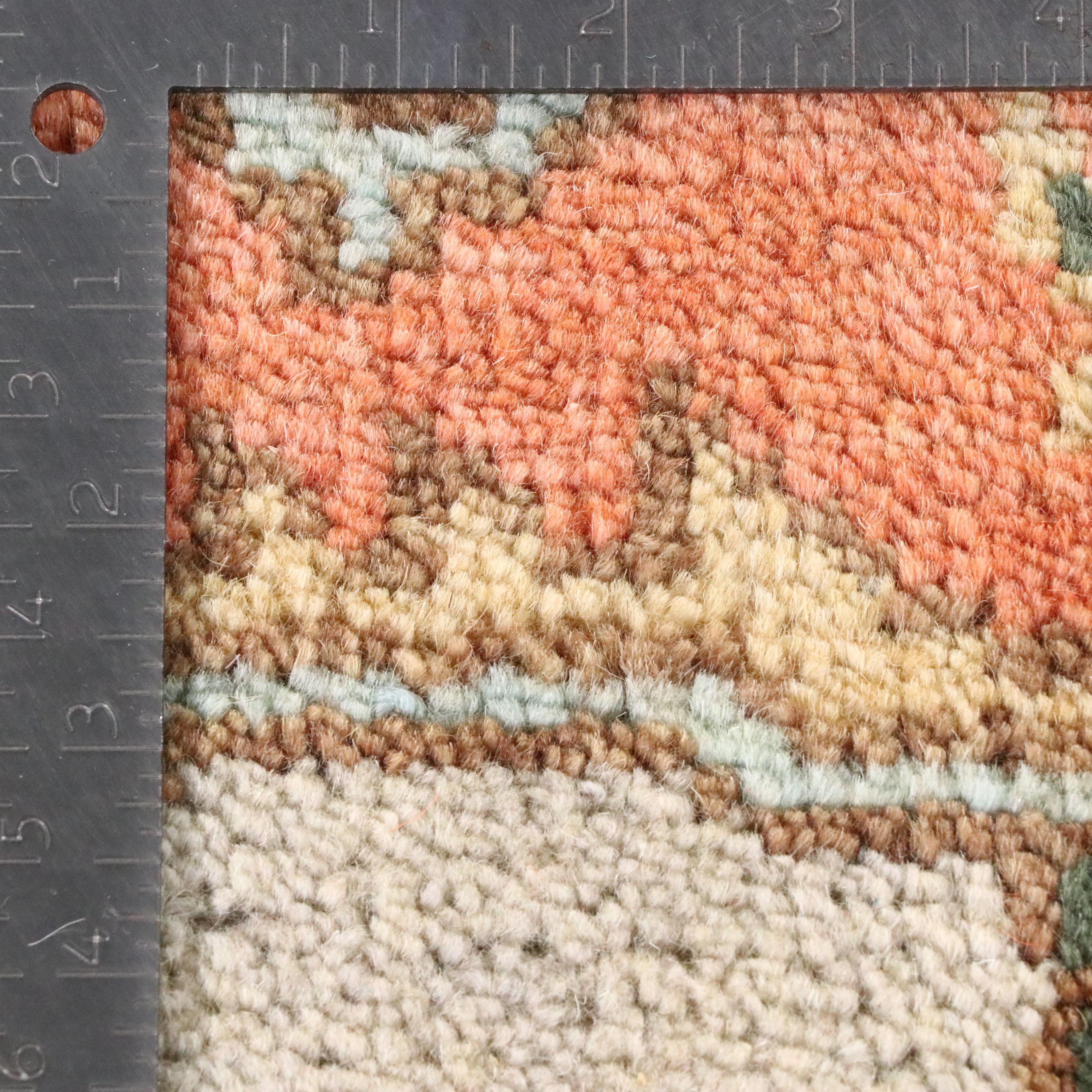 9' x 11'11 Hand-Knotted Indo-Persian Heriz Room-Sized Rug