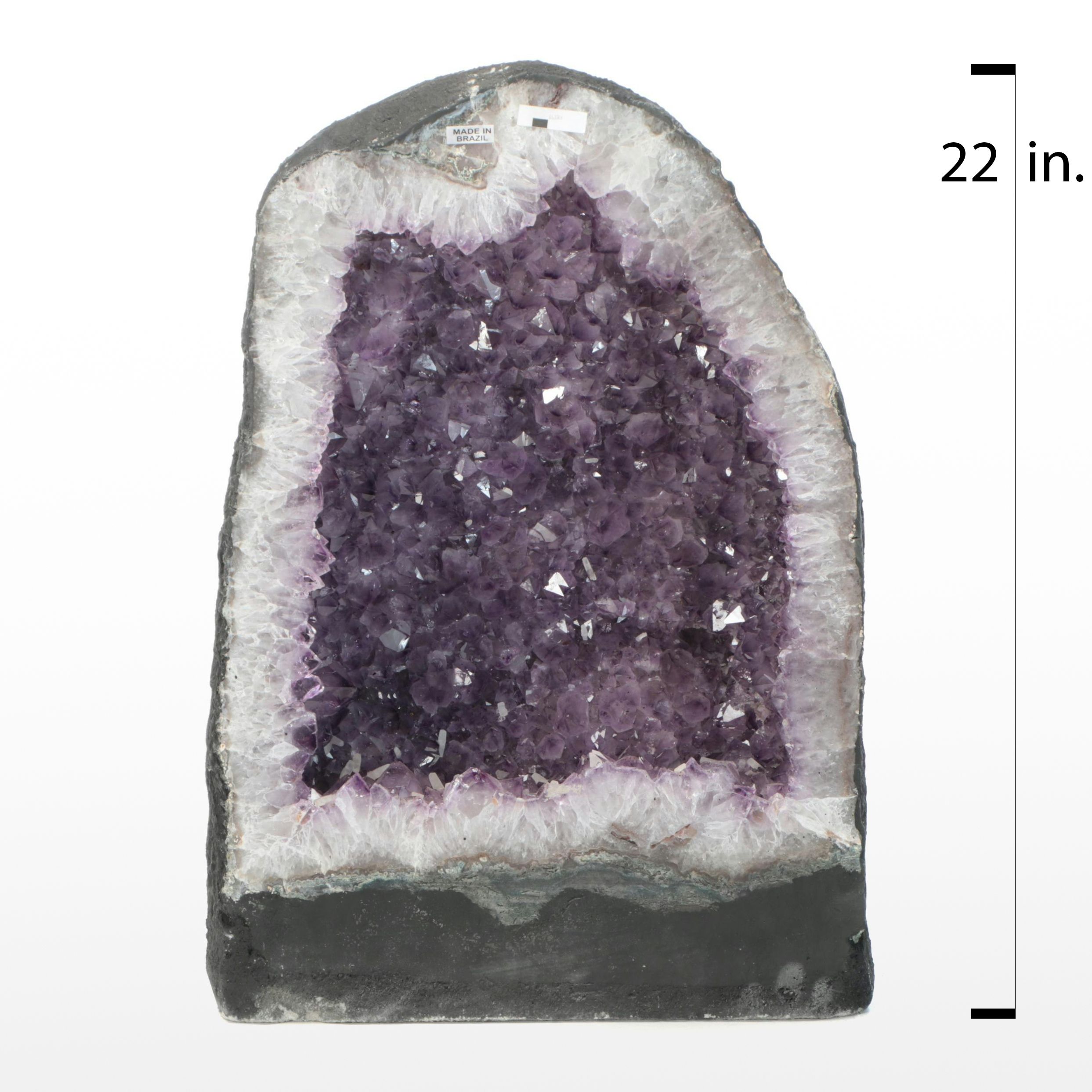 Brazilian Amethyst Cathedral Geode Specimen