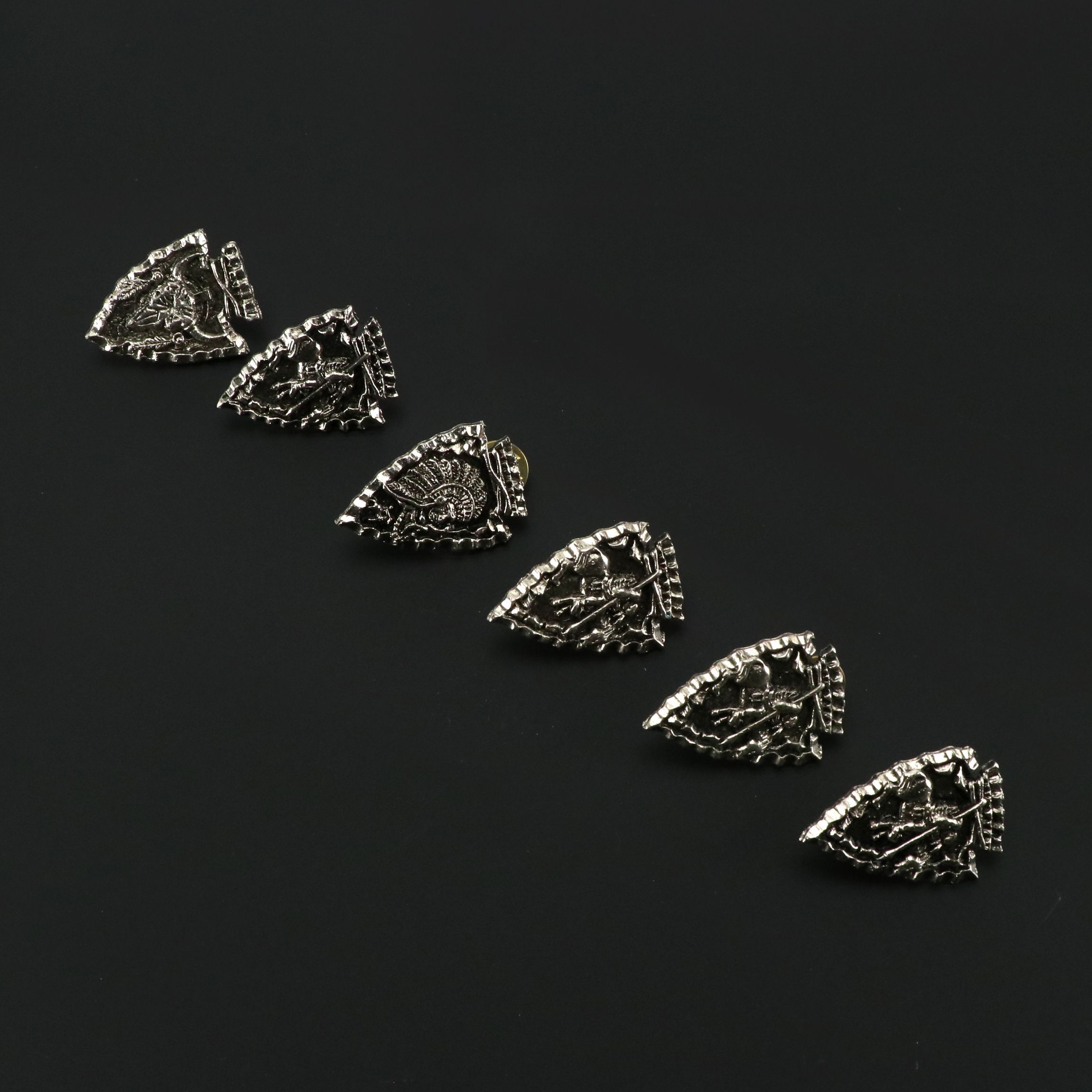 Knight on Horse Metal Pins