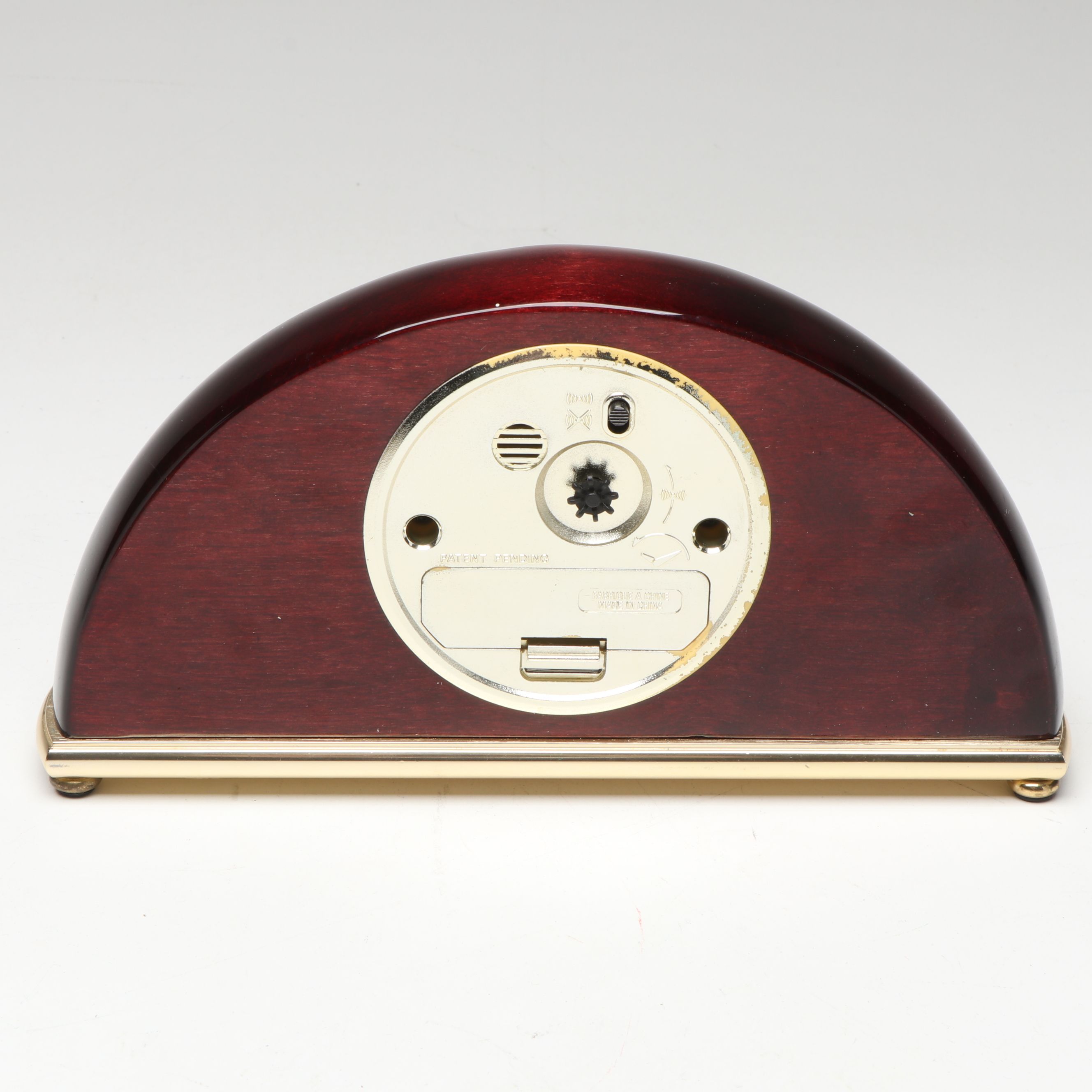 Handcrafted Maple Jewelry Box with Howard Miller and Other Metal Ship's Clock