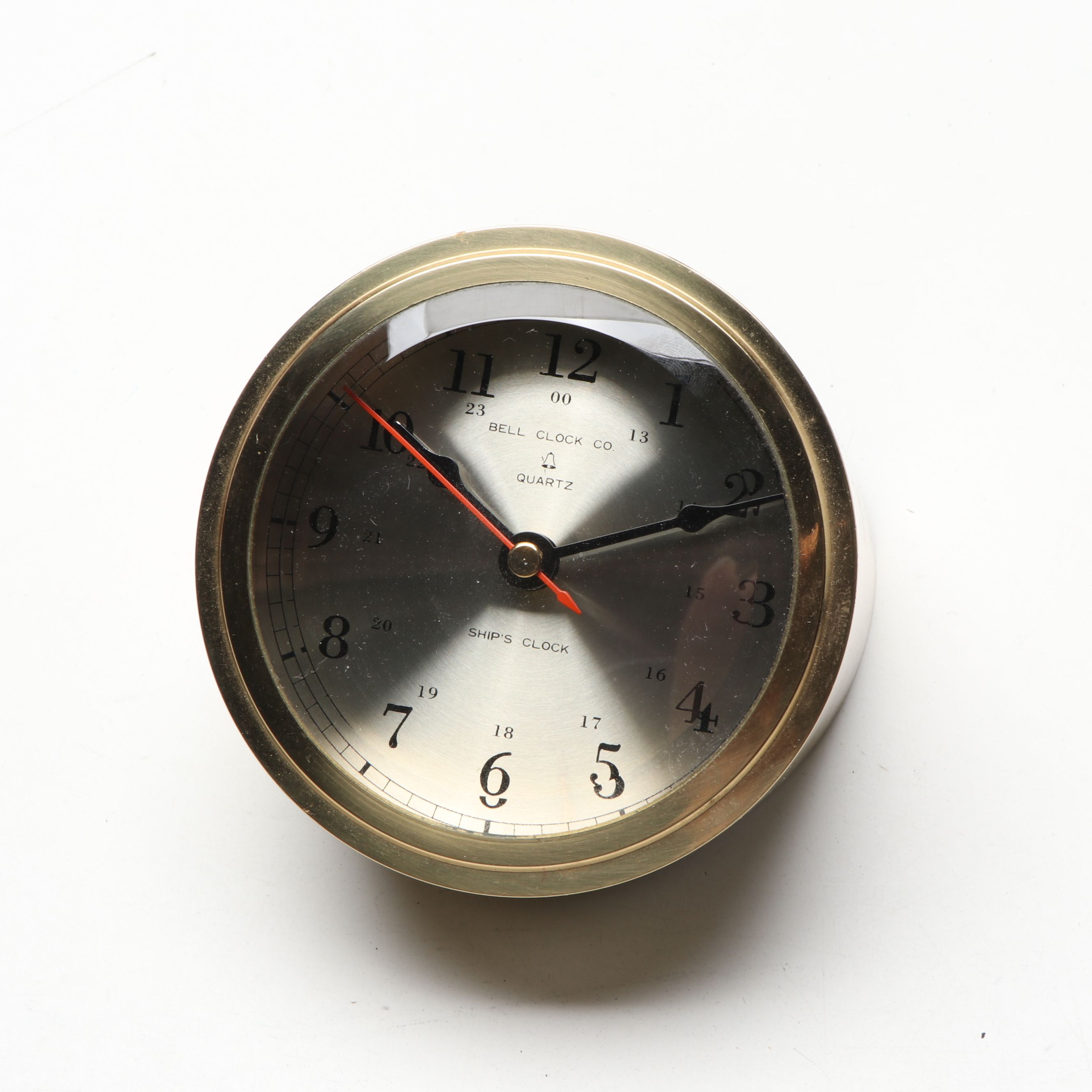 Handcrafted Maple Jewelry Box with Howard Miller and Other Metal Ship's Clock