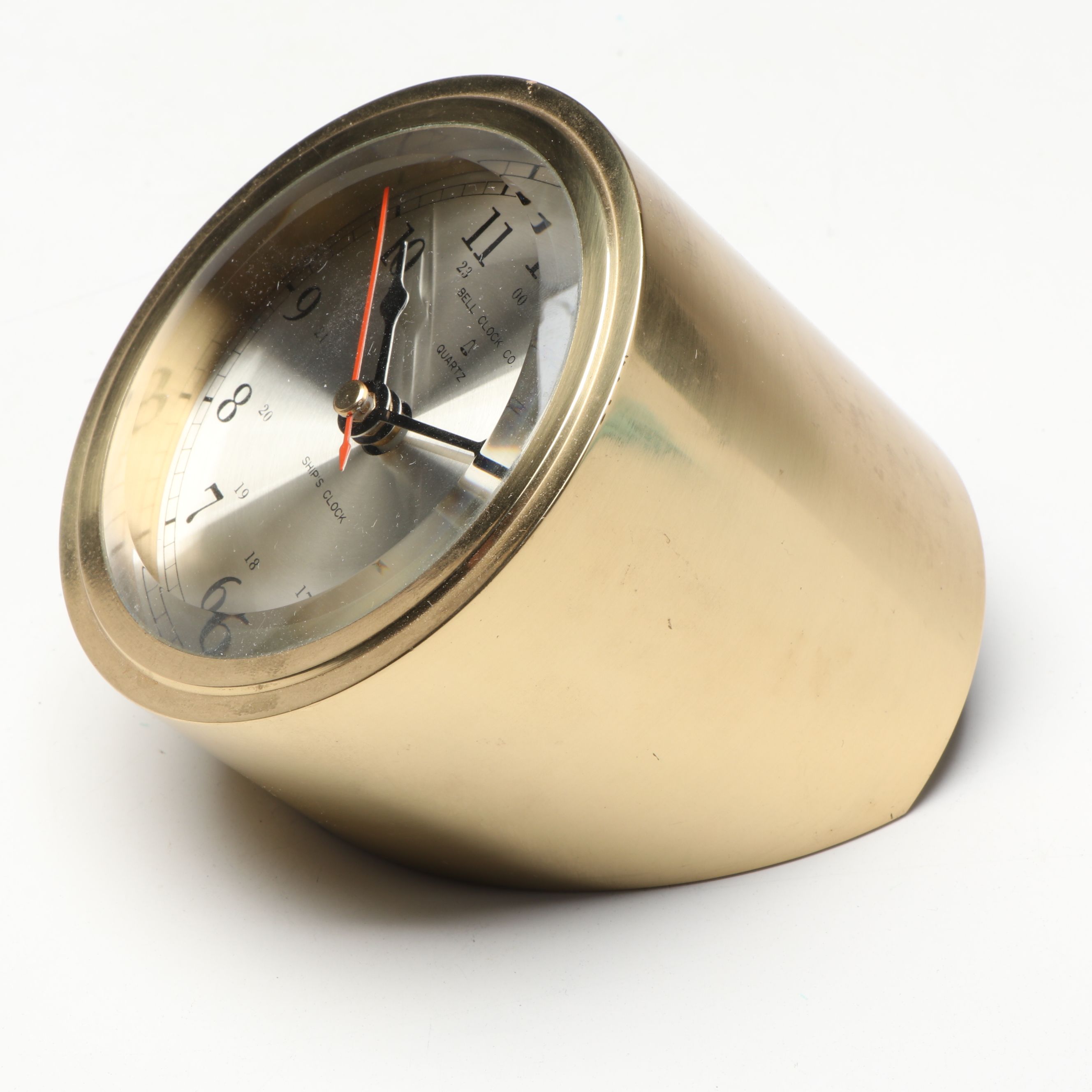 Handcrafted Maple Jewelry Box with Howard Miller and Other Metal Ship's Clock