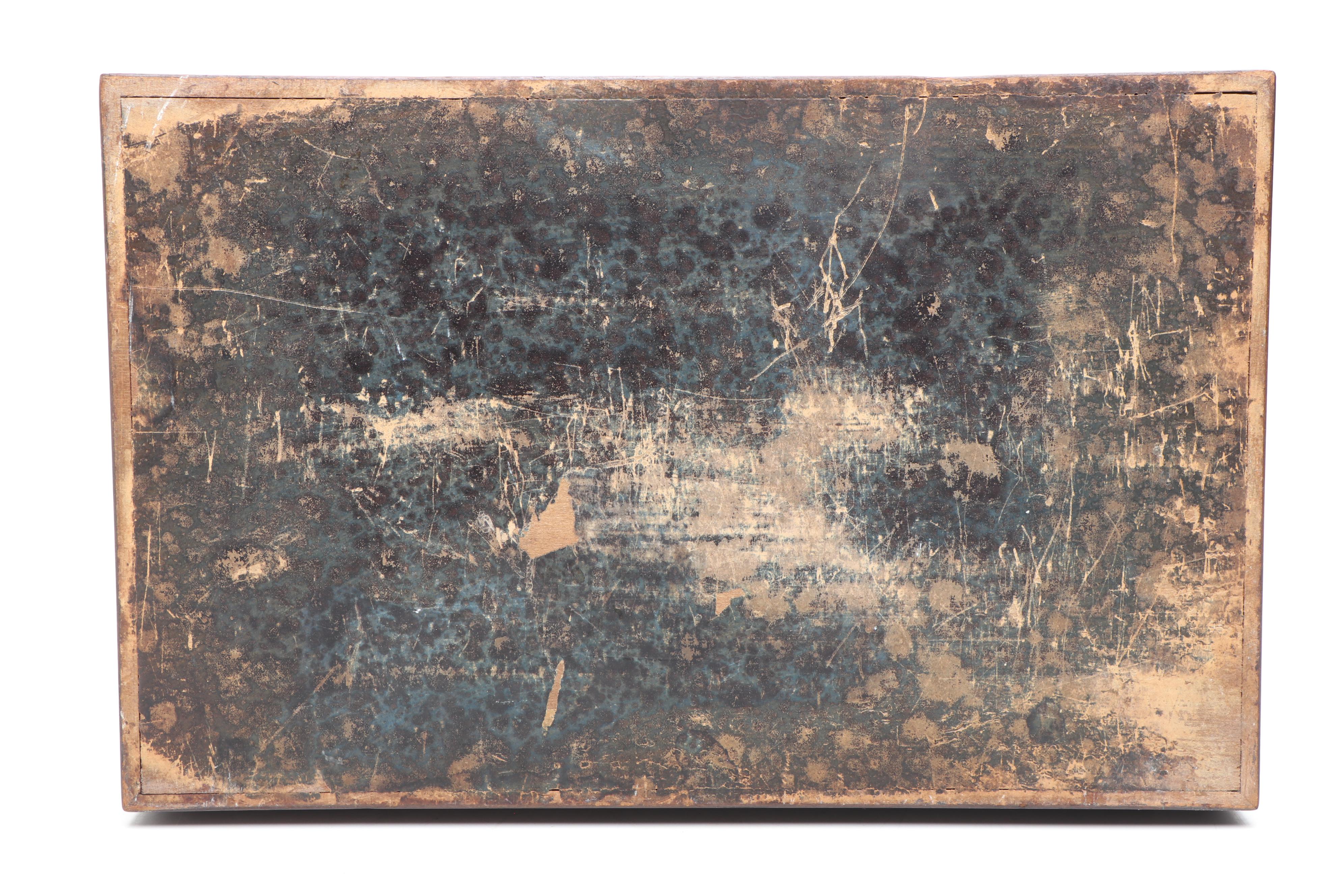 Victorian Rosewood and Brass Inlay Lap Desk, Mid to Late 19th Century